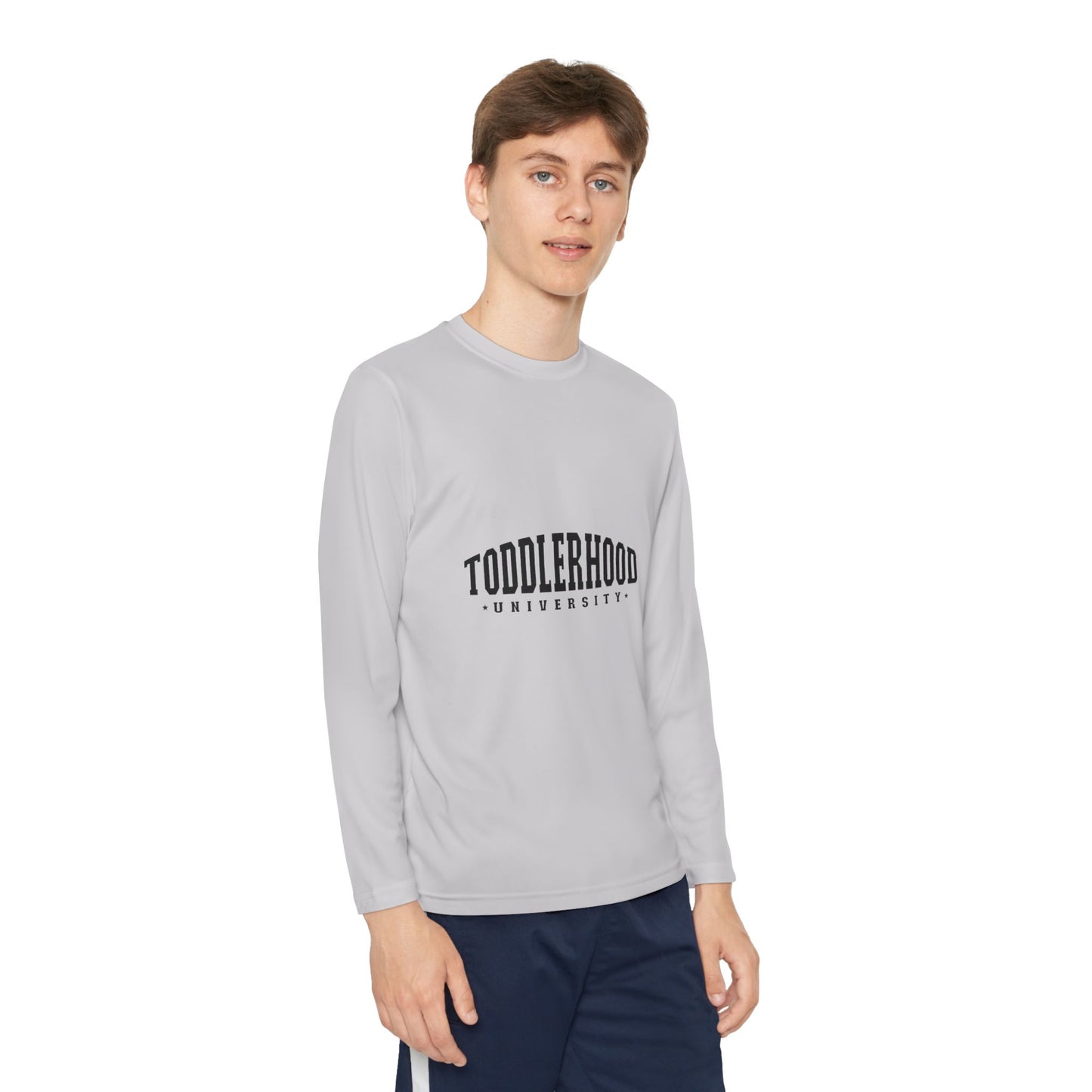 Toddlerhood University Youth Long Sleeve Tee - Fun & Playful Kids Apparel