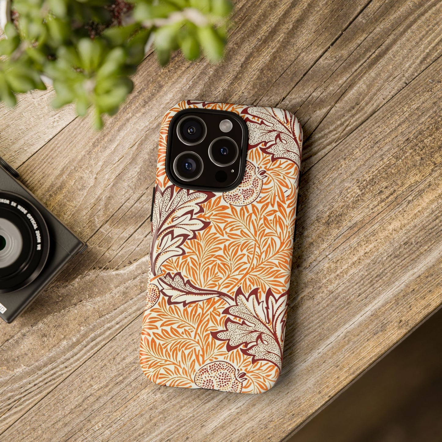 Stylish Phone Case, Tough Cases with Floral Design, Protective Cover, Gift for Her, Cute Phone Accessory