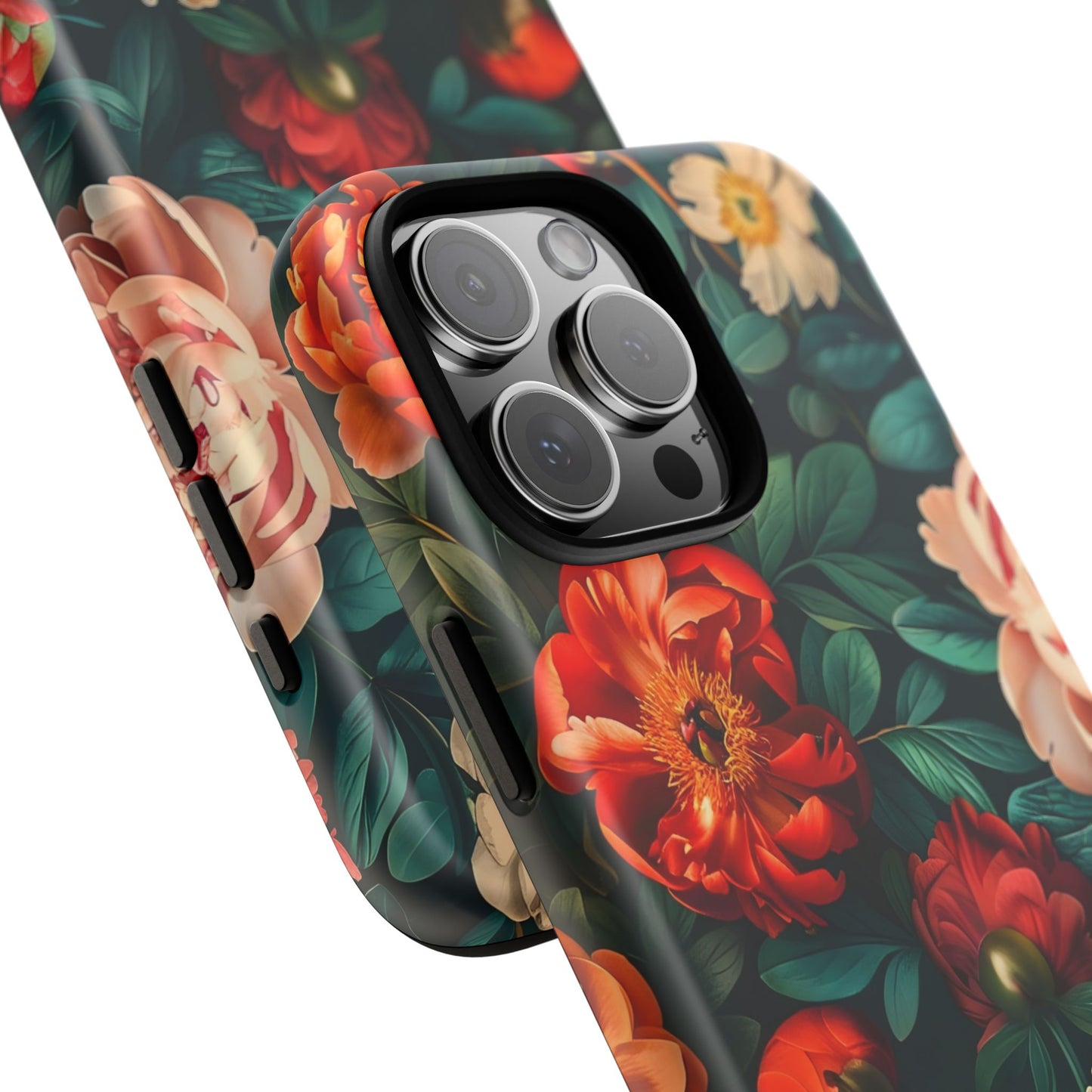 Floral Phone Case - Tough Cases, Vibrant Protection, Gift for Her, Cute Floral Design, Trendy Accessory, Perfect for Spring