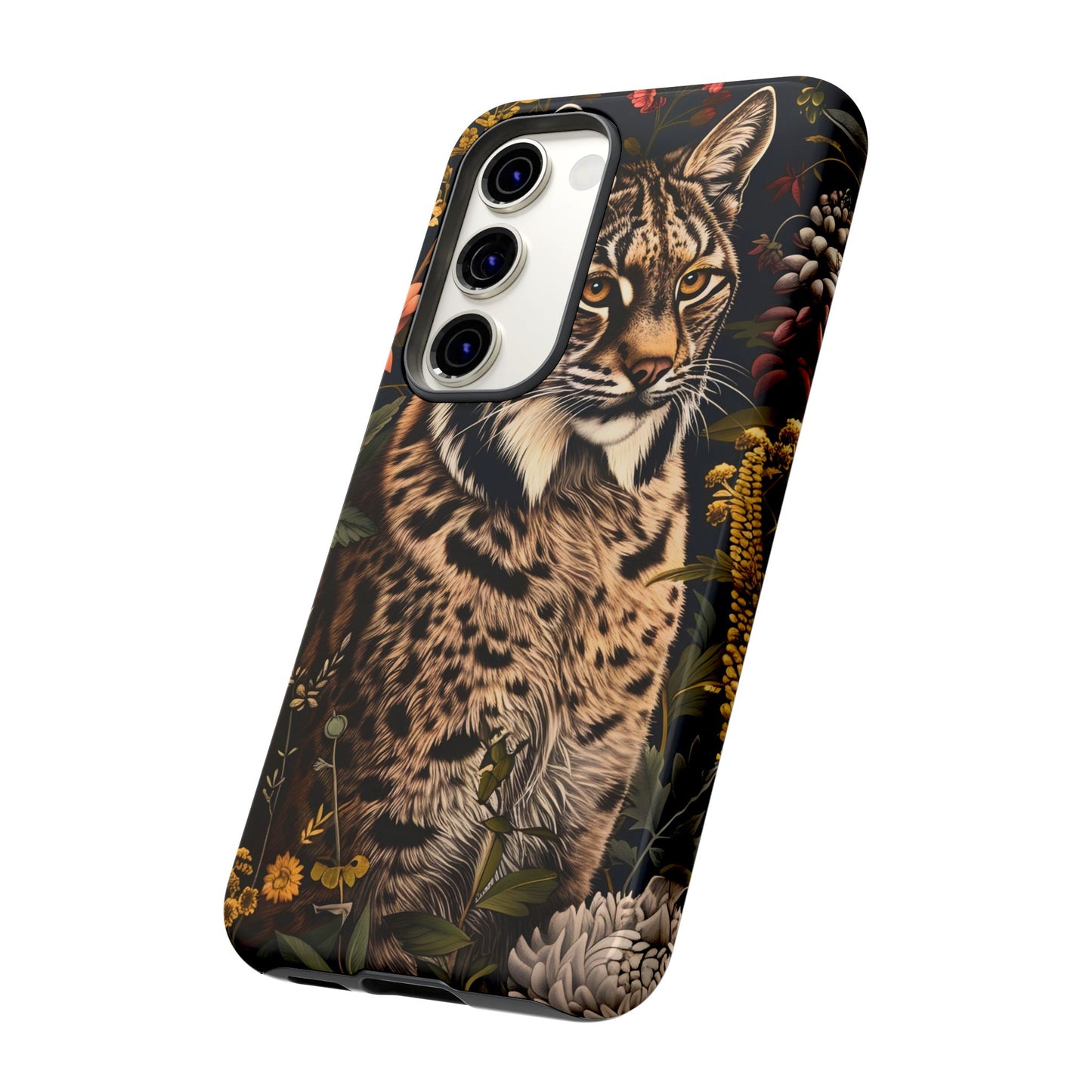Wildlife Phone Case with Lynx Design, Tough Cases, Animal Lovers Gift, Nature Inspired Accessories, Unique Tech Protection
