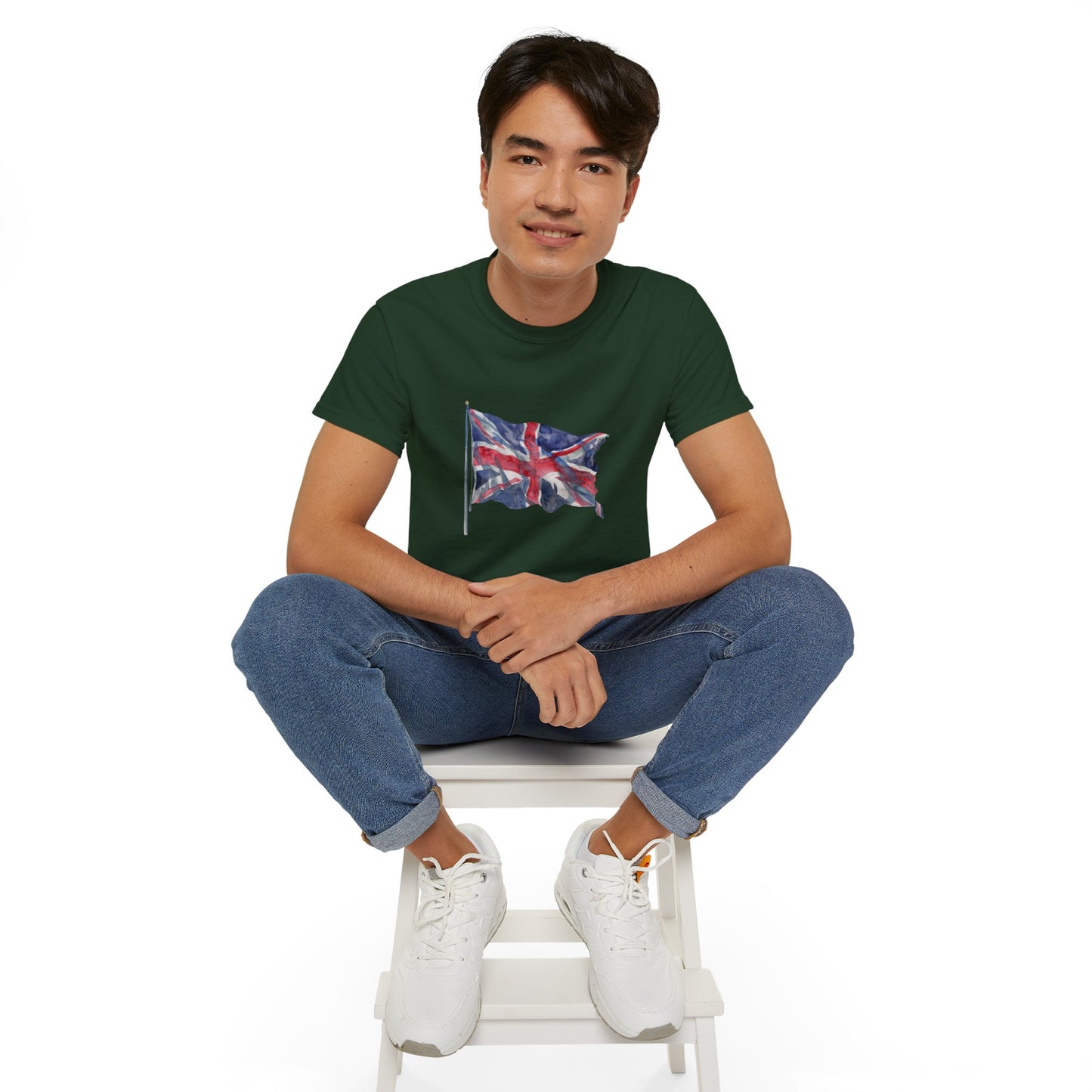 Unisex Ultra Cotton Tee - Iconic British Flag