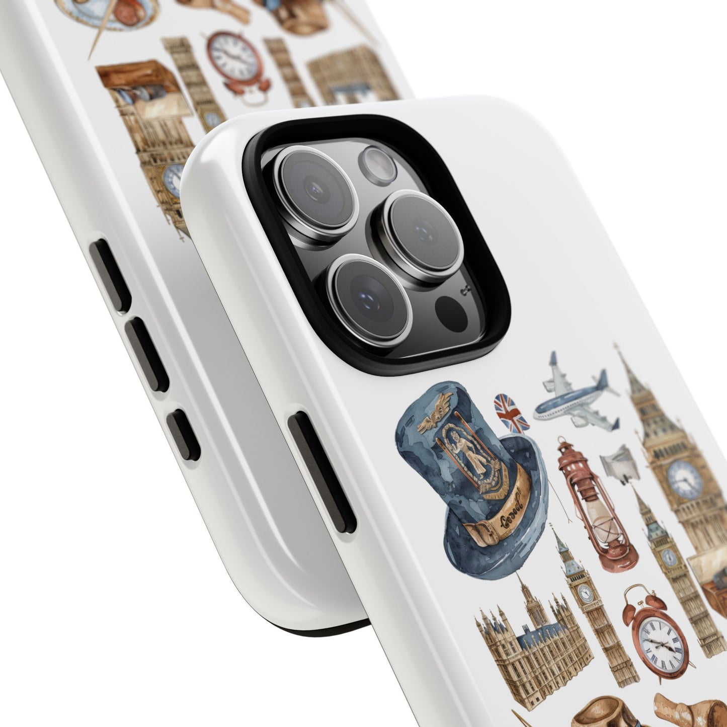 London-Themed Phone Case, Durable iPhone Cover, Gift for Travelers, Unique Cell Phone Accessories, Stylish Gadget Protection