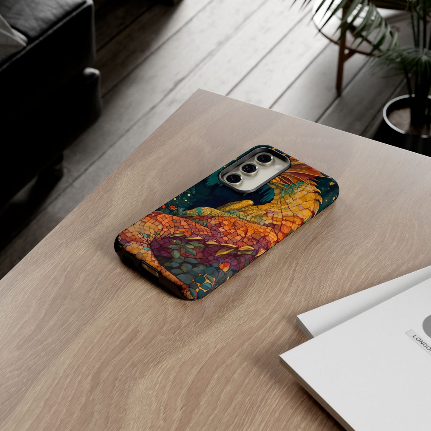 Dragon Art Phone Case, Tough Phone Cover, Fantasy Gift, Unique Mobile Accessory, Dragon Lover Gift, Stylish Protection