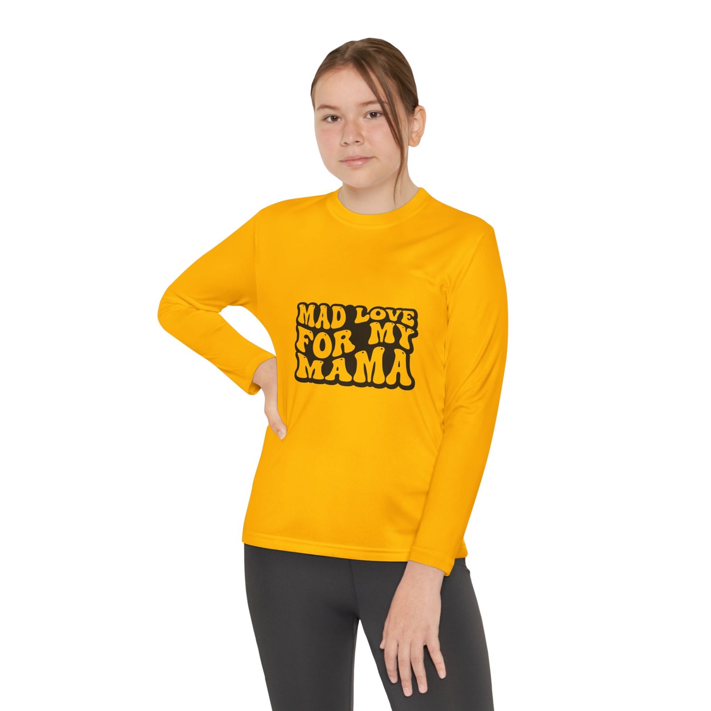 Youth Long Sleeve Tee - 'Mad Love for My Mama'