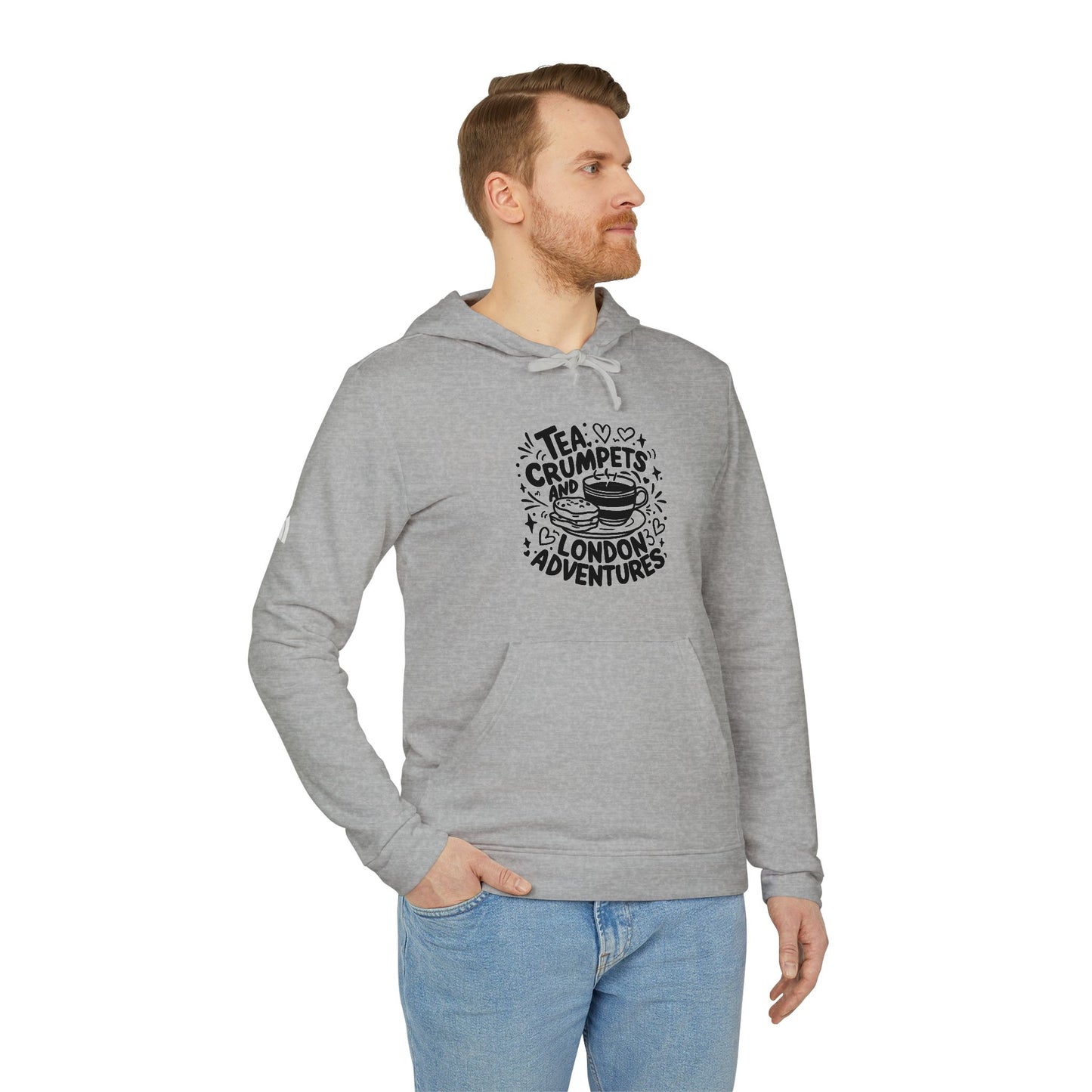 adidas Unisex Fleece Hoodie - London's Adventures