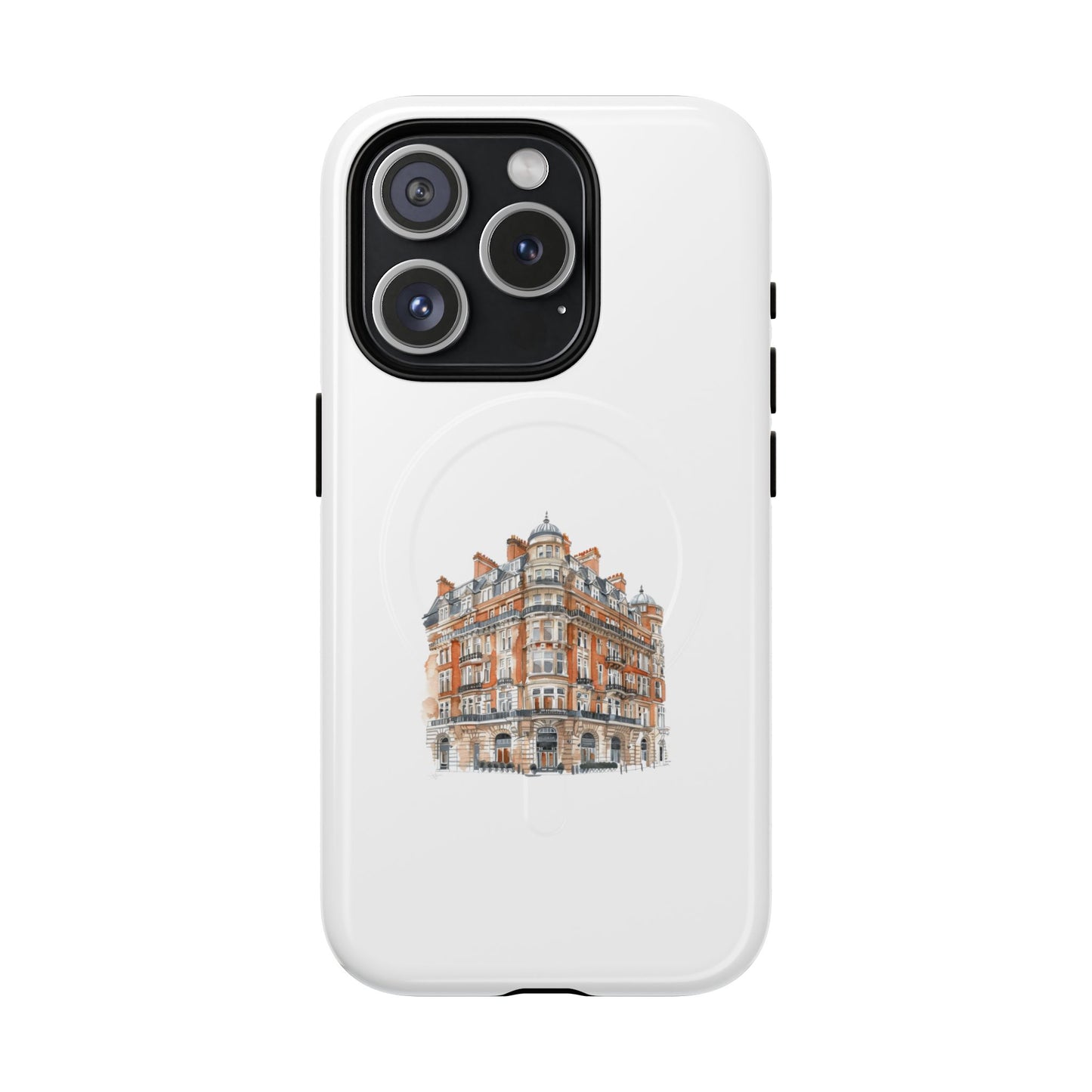 Elegant Tough Magnetic Case with Urban Design, Phone Case, Smartphone Protector, Gift for Her, Unique Tech Accessories