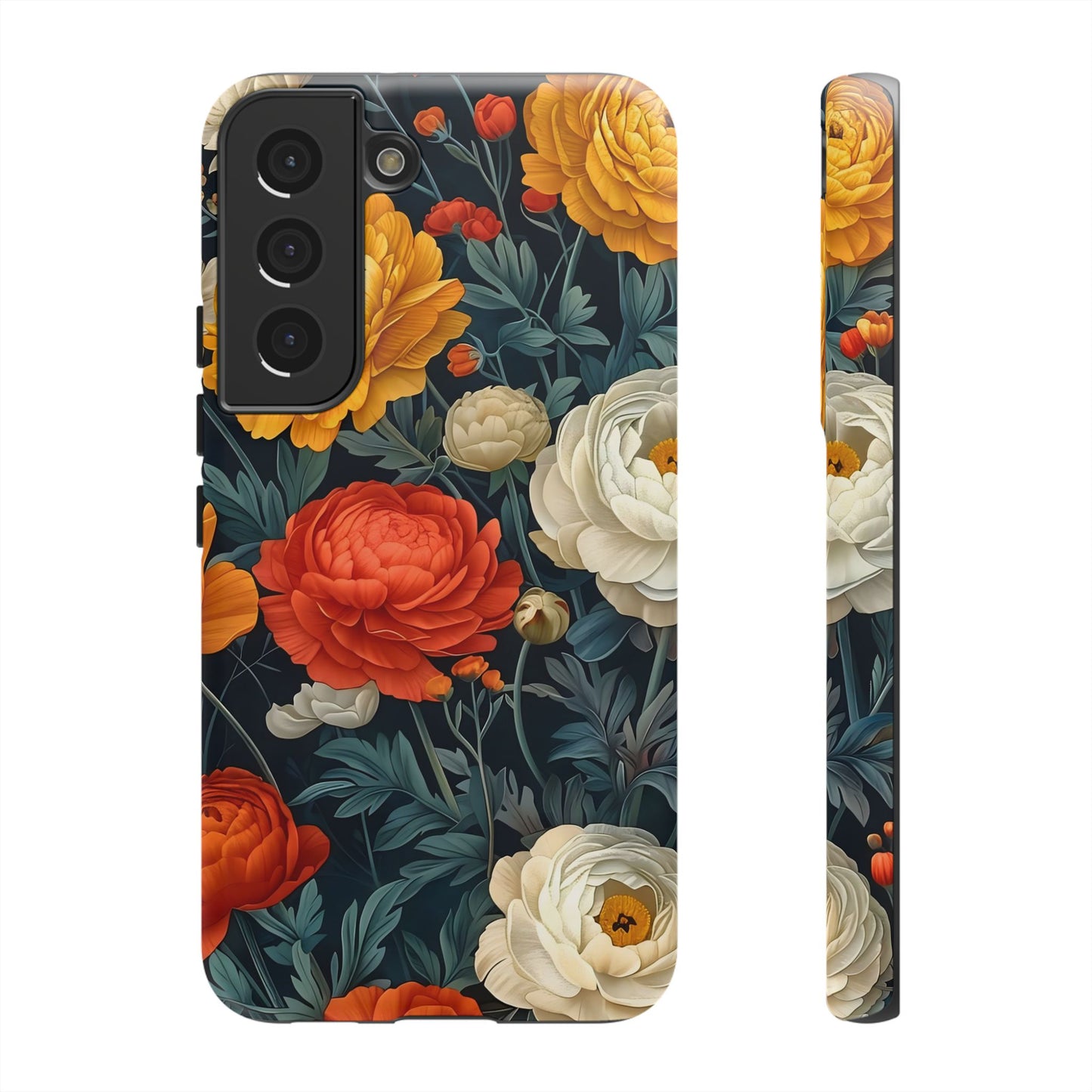 Floral Tough Case for Phones | Durable Floral Phone Cover, Boho Chic, Unique Gift for Her, Phone Protection, Flower Design
