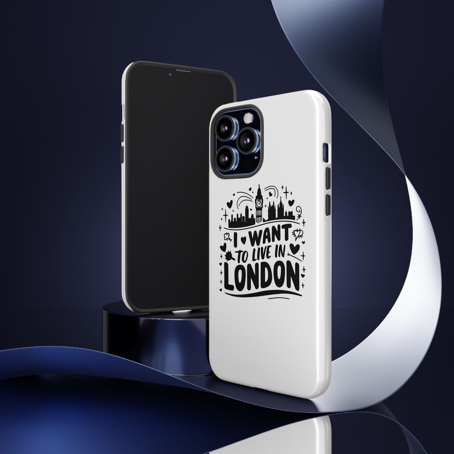 London City iPhone Case, Tough Phone Cover, Travel Gift, London Souvenir, Adventure Accessory, Wanderlust Decor
