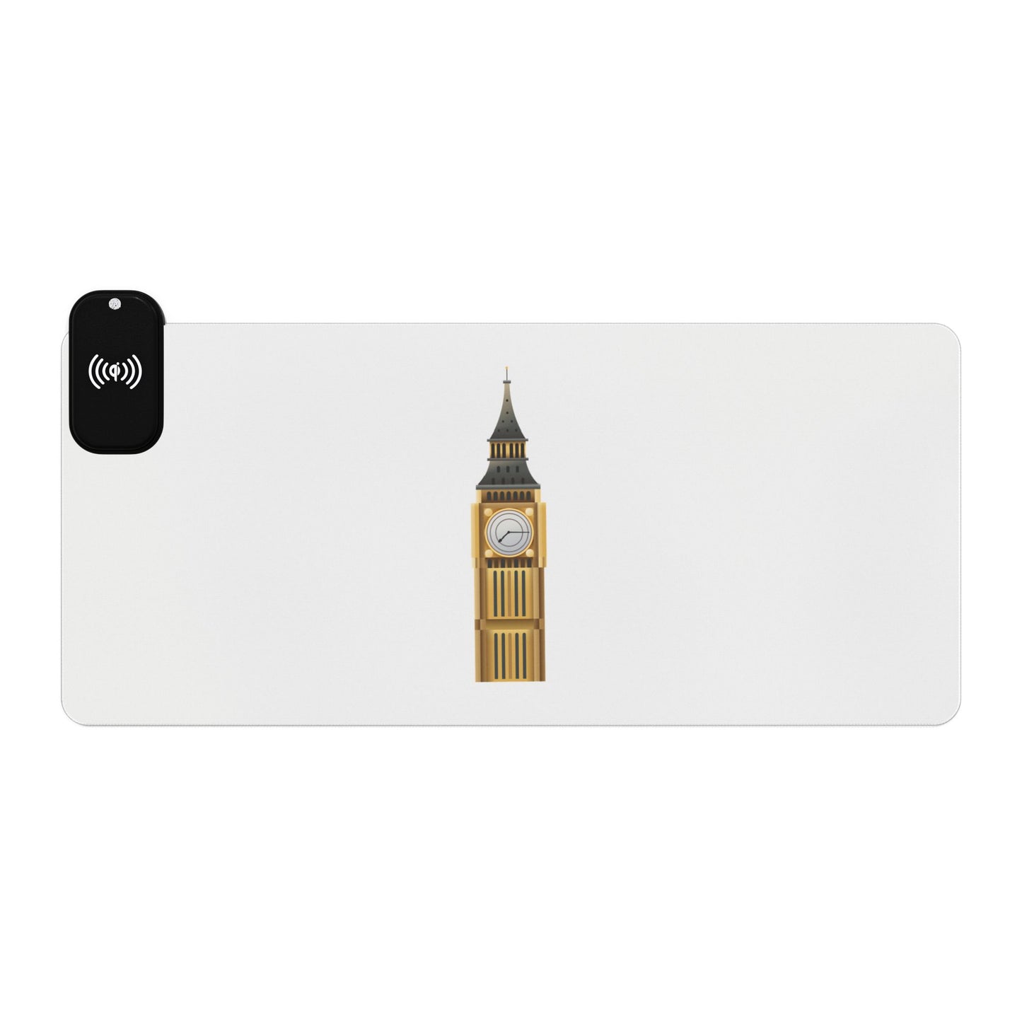 Buckingham Palace Sketch - LED Gaming Mouse Pad with Wireless Charging - Perfect for Gamers, Desk Decor, Tech Gifts, Modern Workspace, and Birthday Present