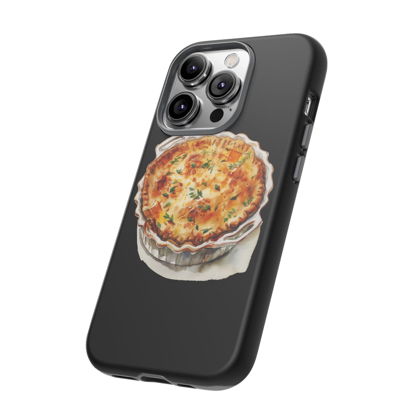 Quiche Phone Case - Funky Kitchen Decor, Foodie Gift, Chef Accessories, Culinary Art, Quirky Phone Cover