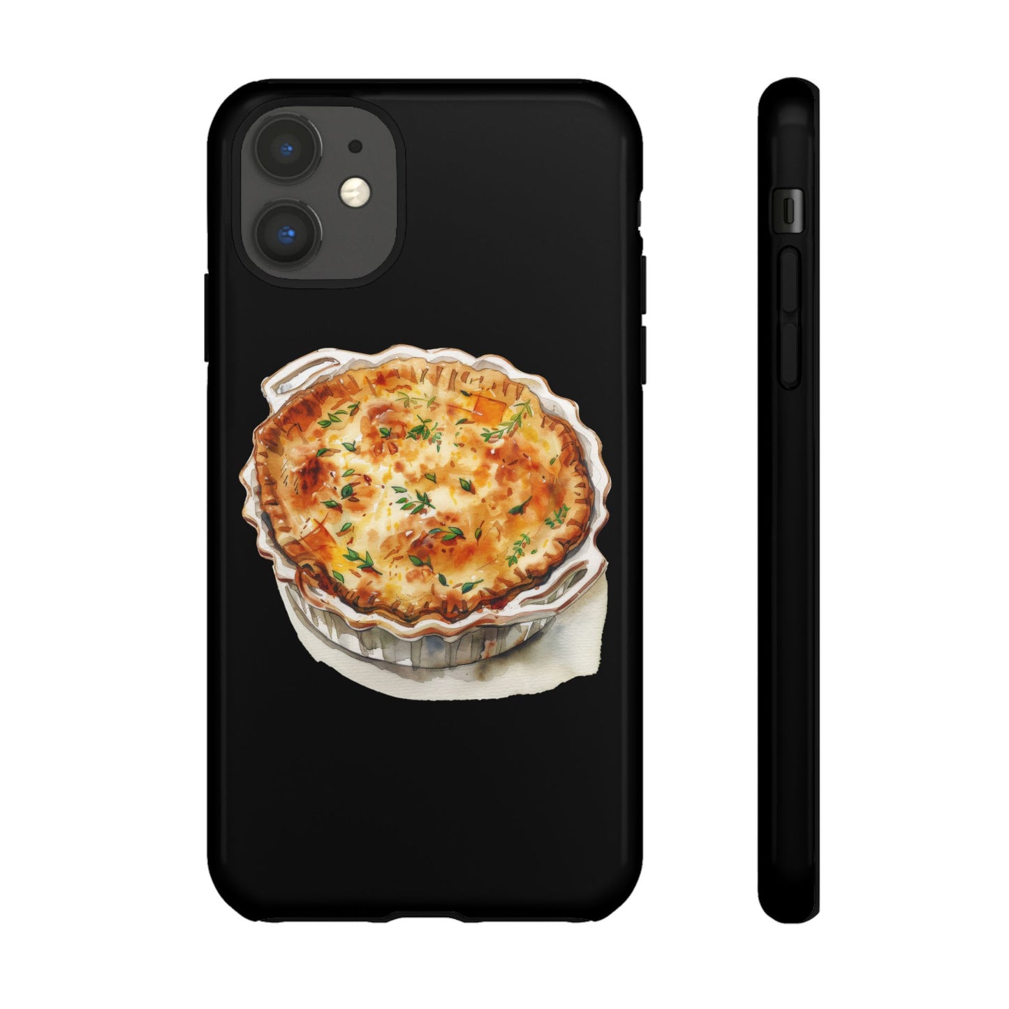 Quiche Phone Case - Funky Kitchen Decor, Foodie Gift, Chef Accessories, Culinary Art, Quirky Phone Cover