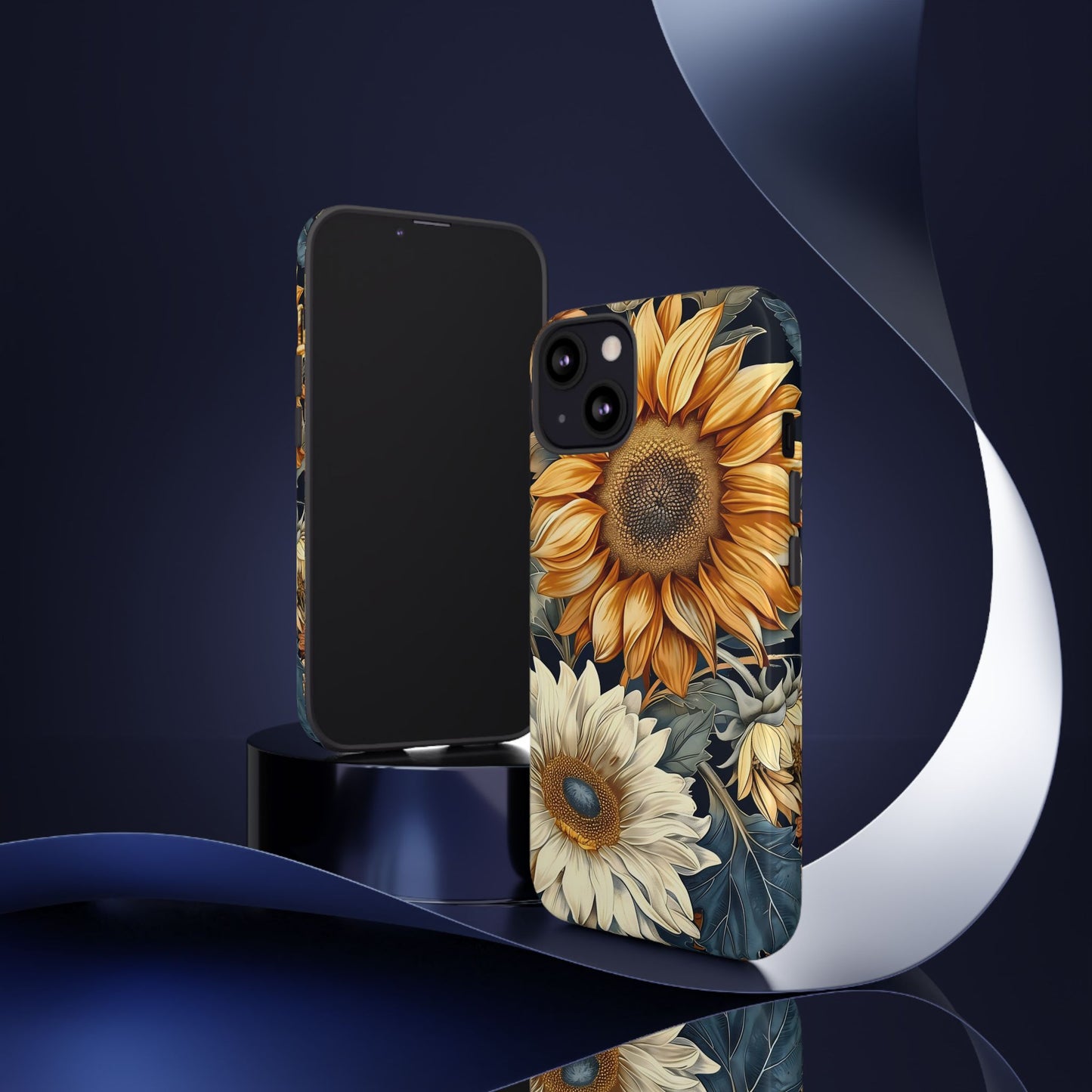 Sunflower Phone Case, Floral Tough Phone Cover, Gift for Nature Lovers, Phone Accessories, Sunflower Gifts