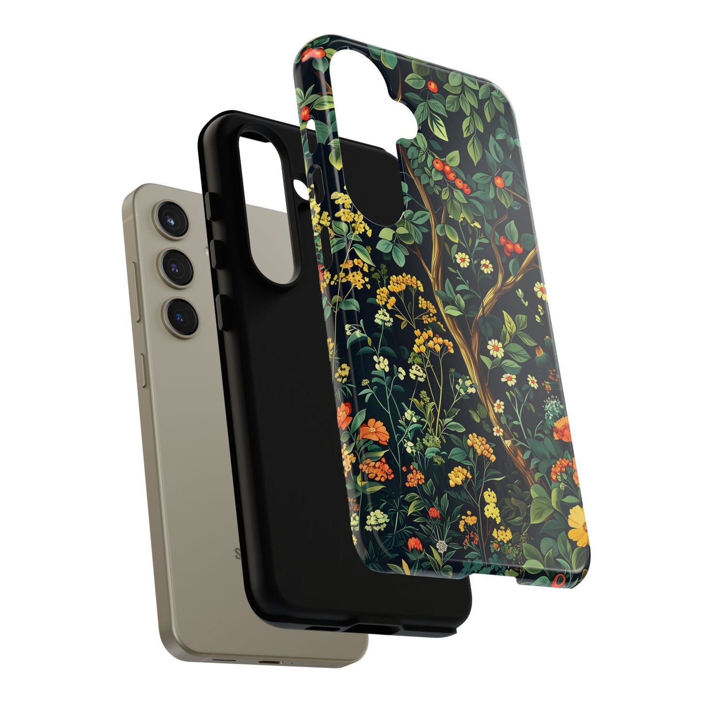 Floral Phone Case - Tough Cases, Colorful Nature Design, Gift for Flower Lovers, Phone Accessory, Unique Cell Phone Cover