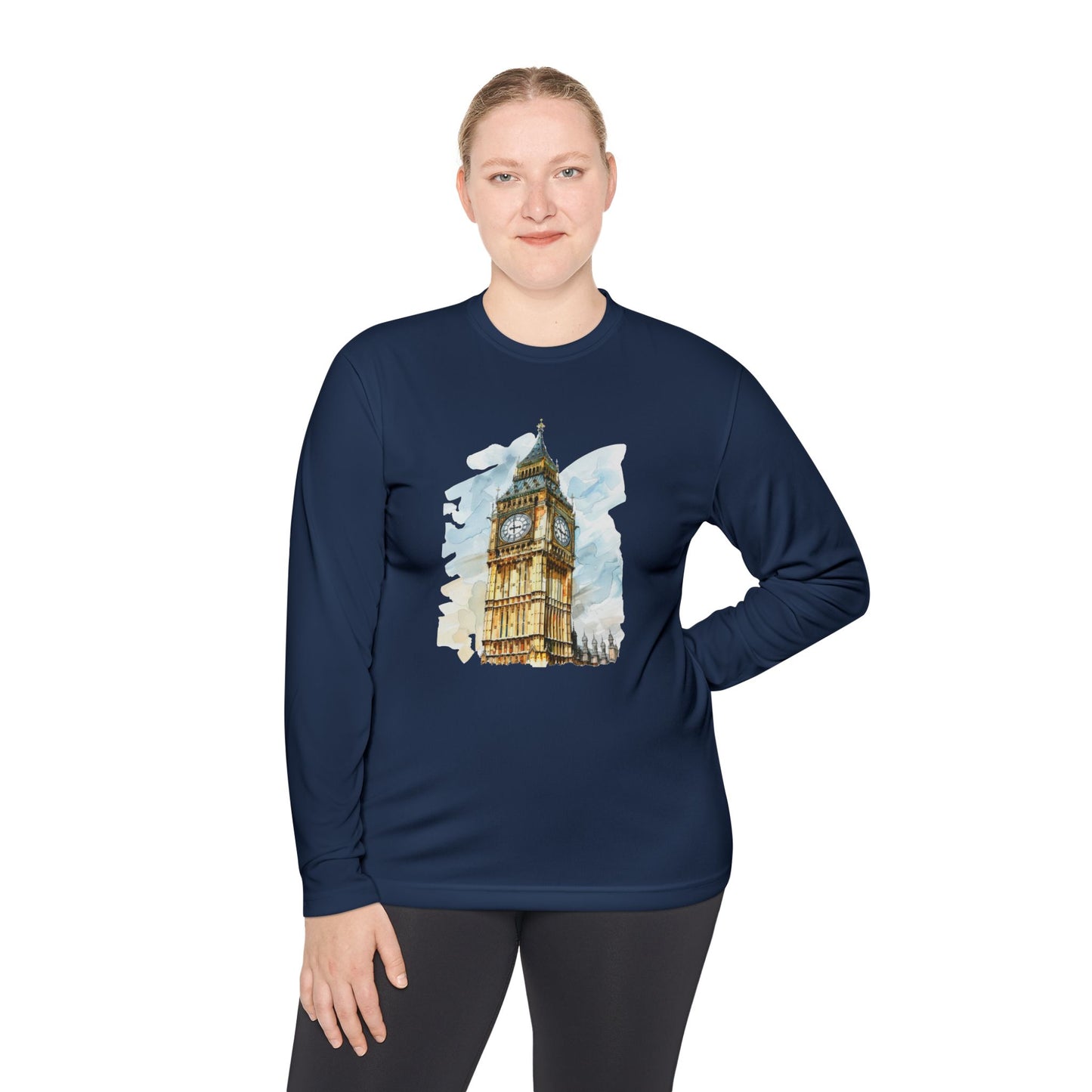 Unisex Lightweight Long Sleeve Tee - The Majestic Big Ben