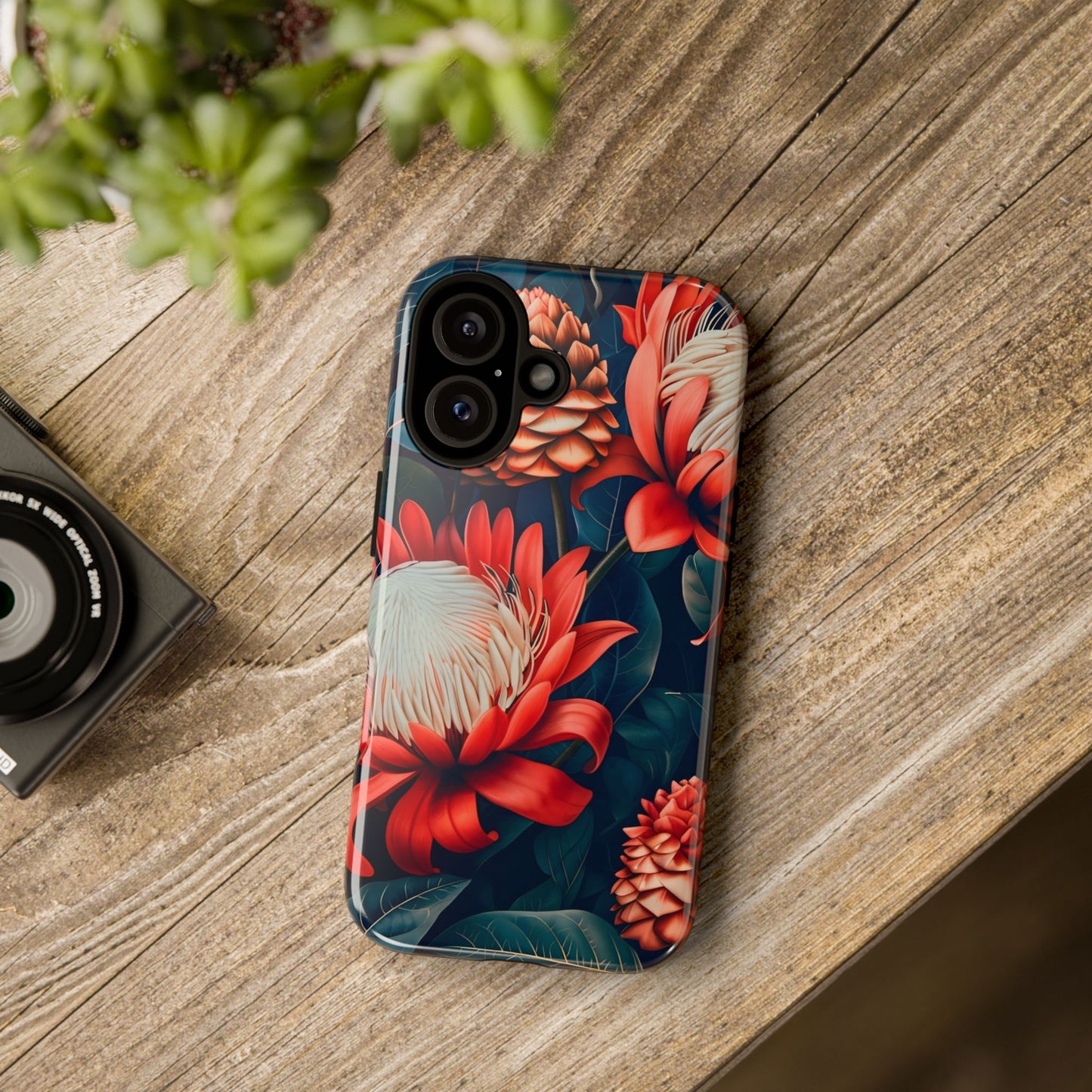 Floral Phone Case for Tough Love, Durable Cover, Unique Gift for Nature Lovers, Birthday, Mother's Day, Floral Design