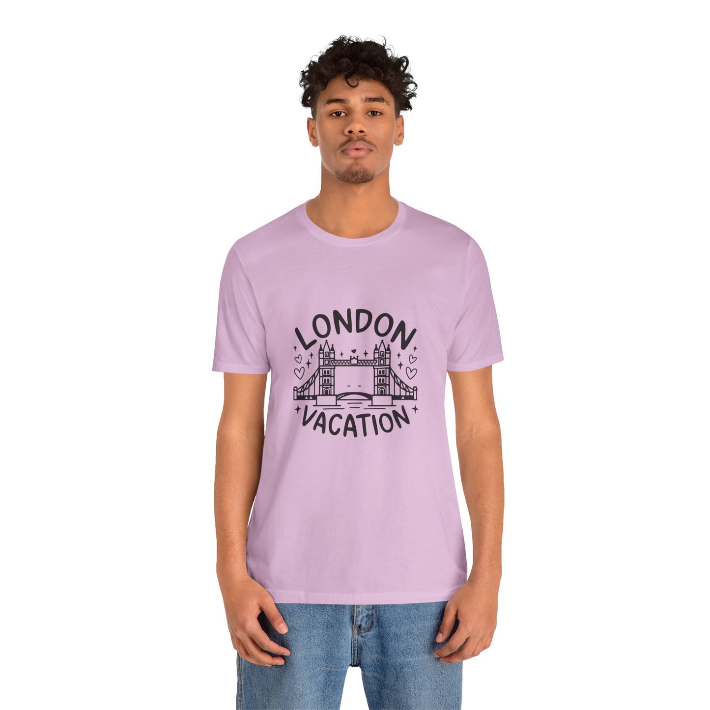 Vacation in London Lightweight Unisex Jersey Short Sleeve Tee