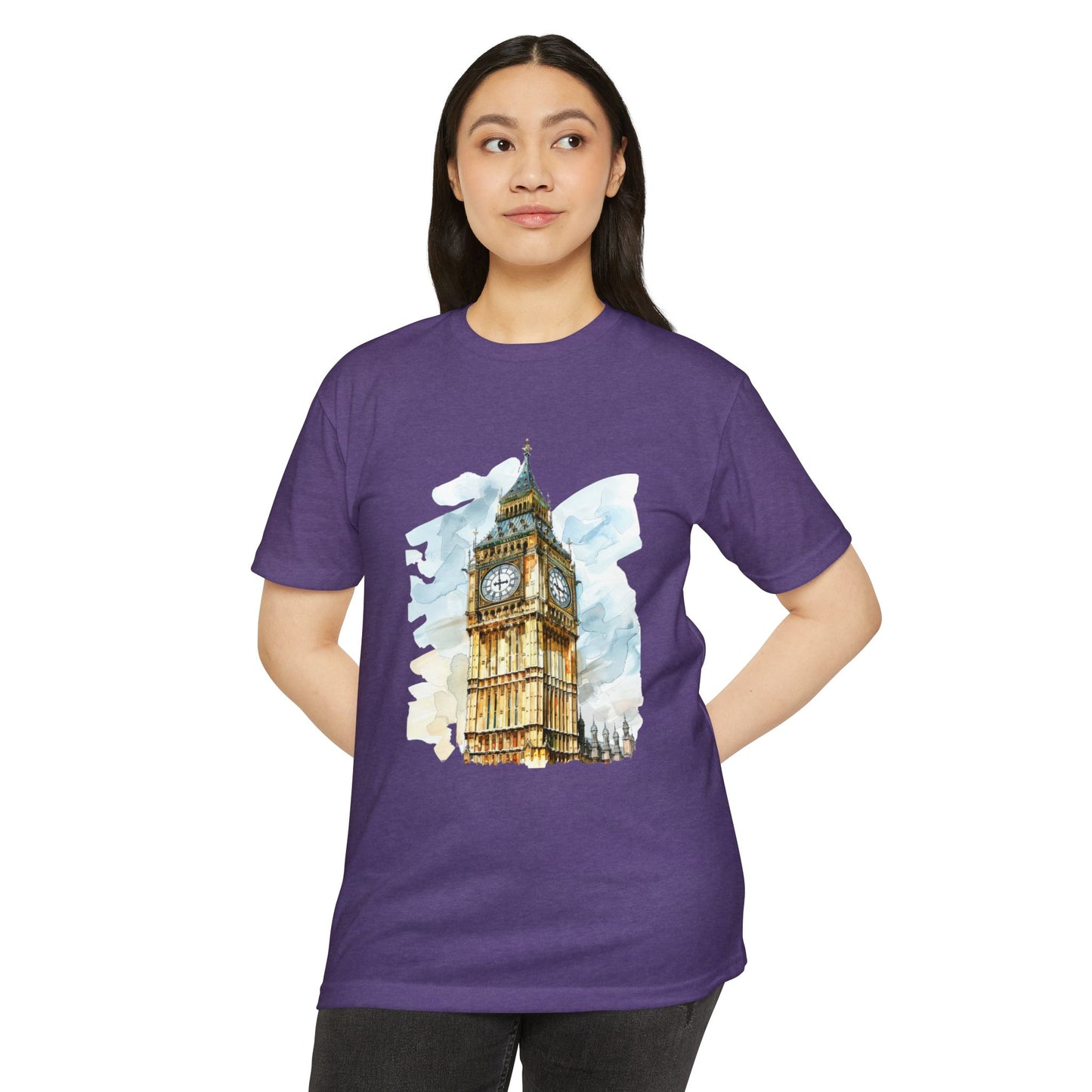 Unisex CVC Jersey T-shirt - Timeless Icon - The UK’s Famous Clock Tower
