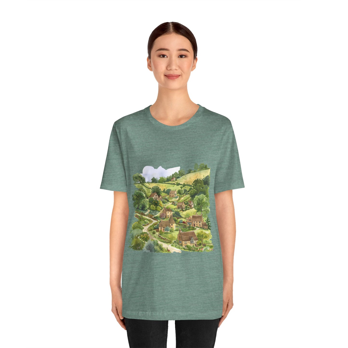 Unisex Jersey Short Sleeve Tee - Enchanting Landscapes of Britain