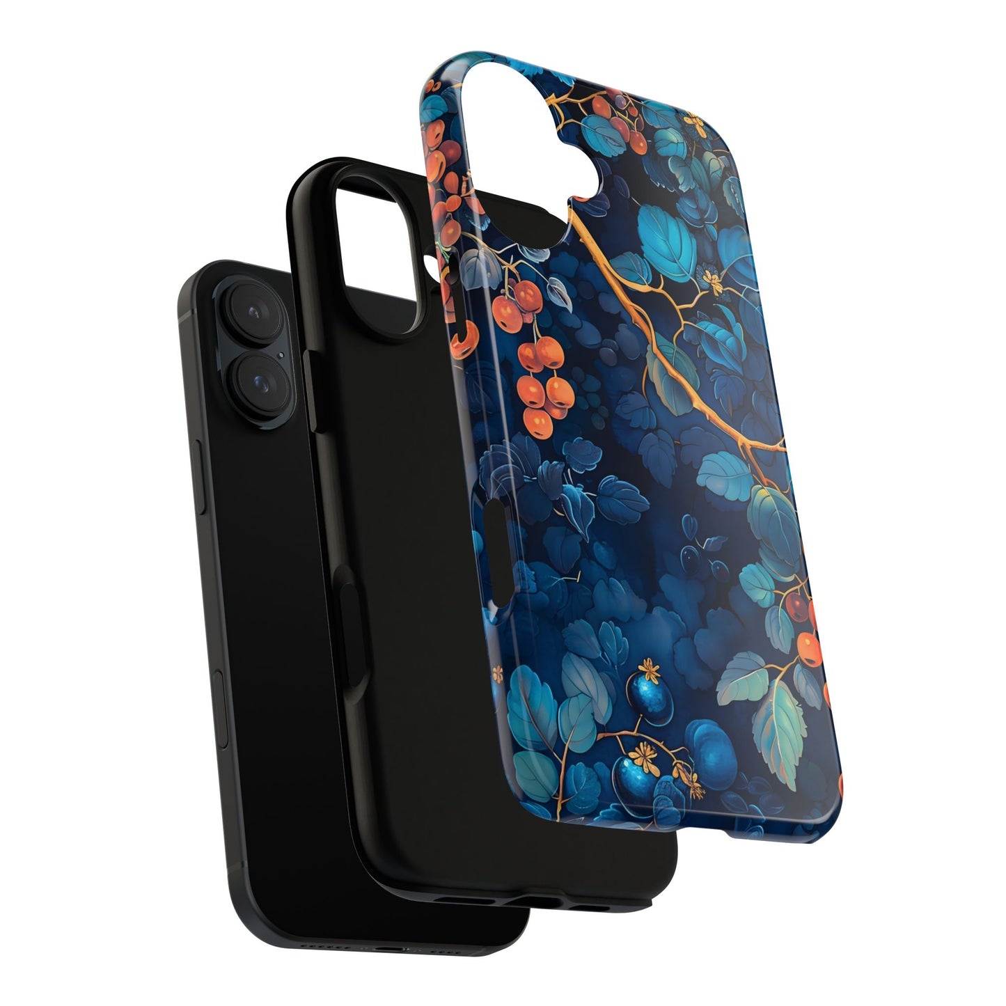 Artistic Phone Case with Floral Design, Tough Cases for iPhone, Nature-Inspired Accessory, Unique Gift for Her, Protective Cover