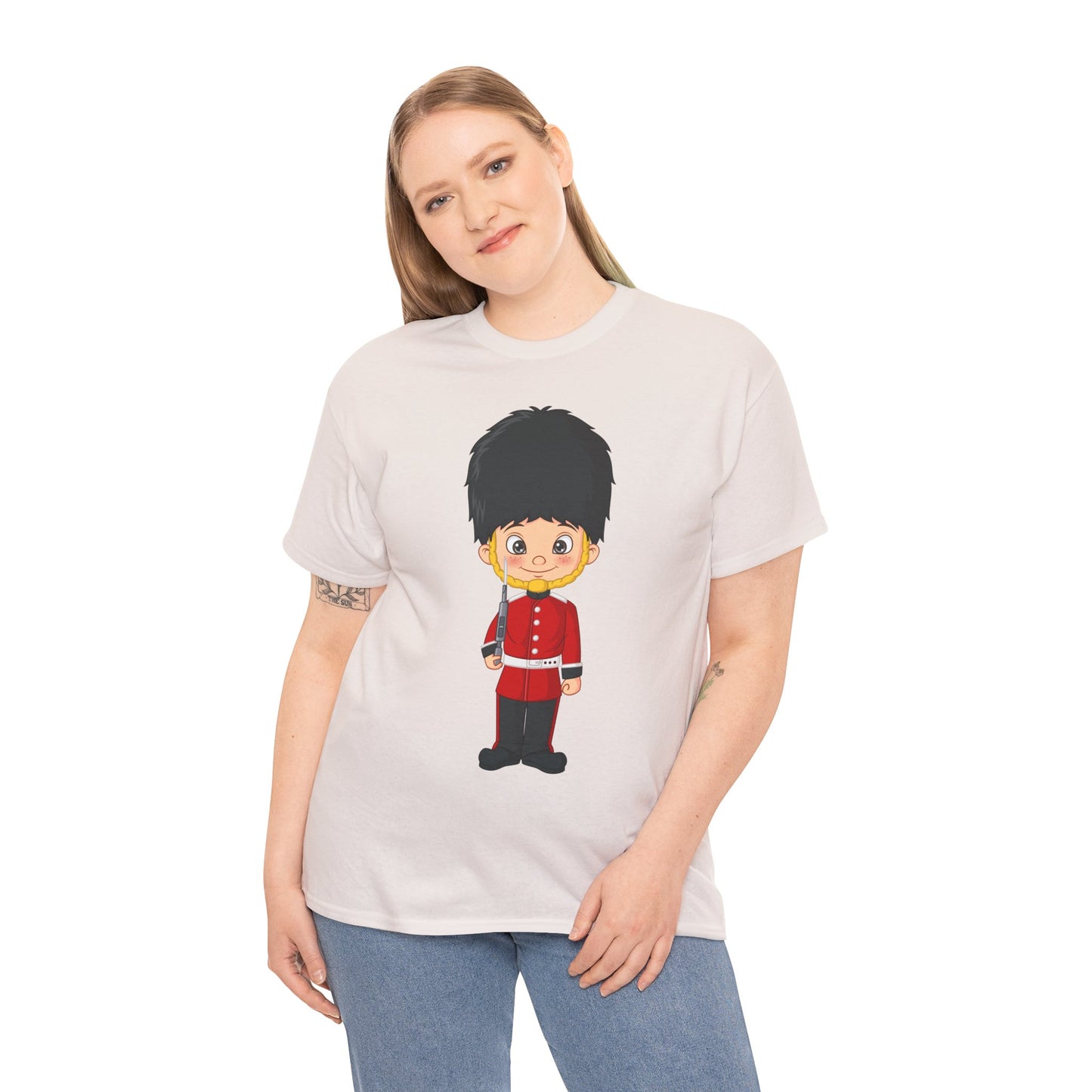 Unisex Heavy Cotton Tee - Bodmin’s Brave - The Iconic Red Jacket