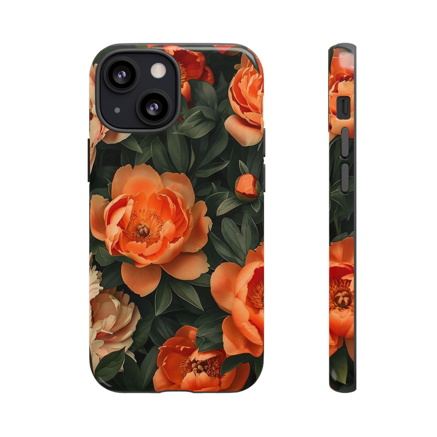 Stylish Floral Phone Case, Tough Cases, Floral Phone Cover, Gift for Her, Spring Accessories, Mother's Day, Phone Protection