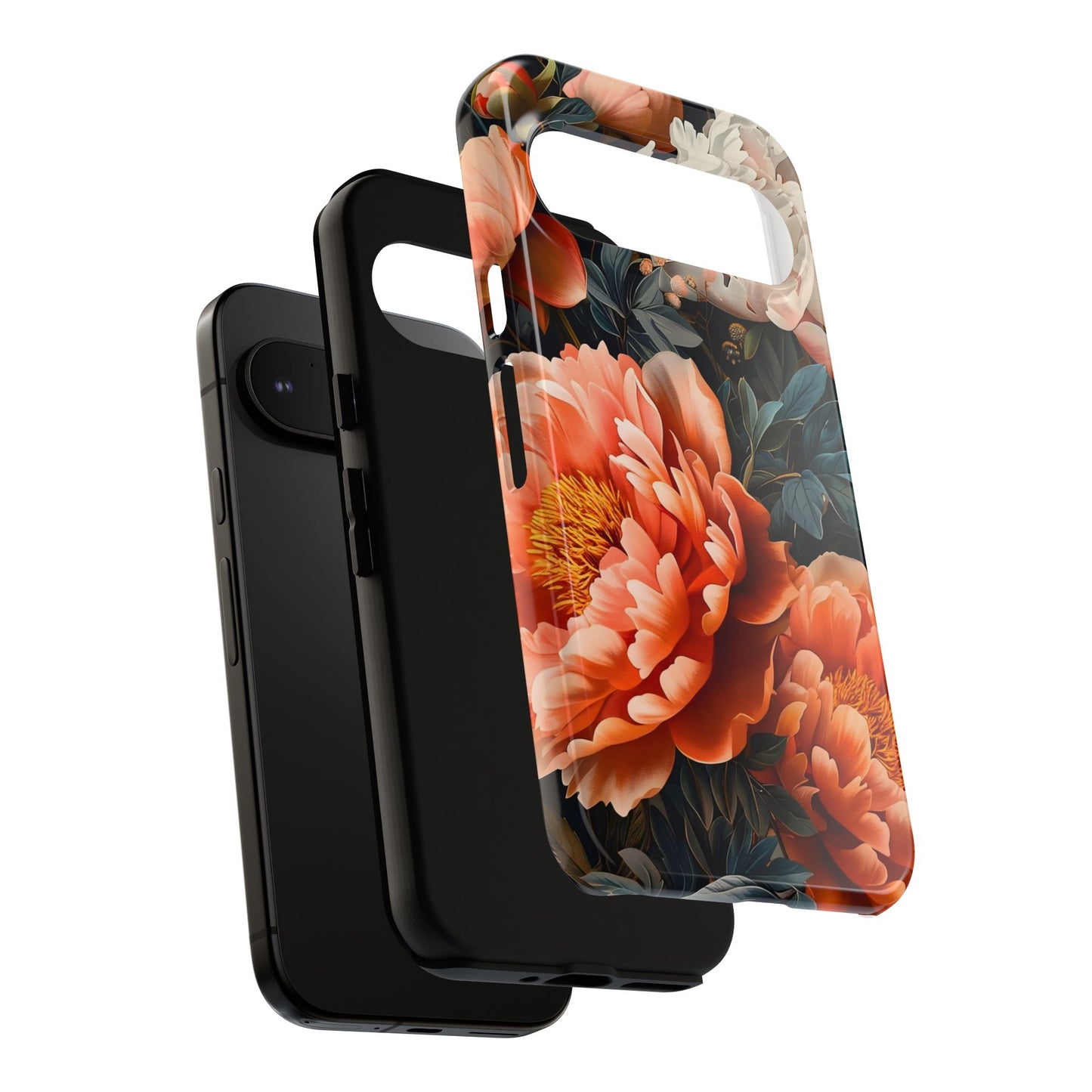 Floral Phone Case - Tough Cases, Durable Cover, Flower Design, Unique Gift, Phone Accessories