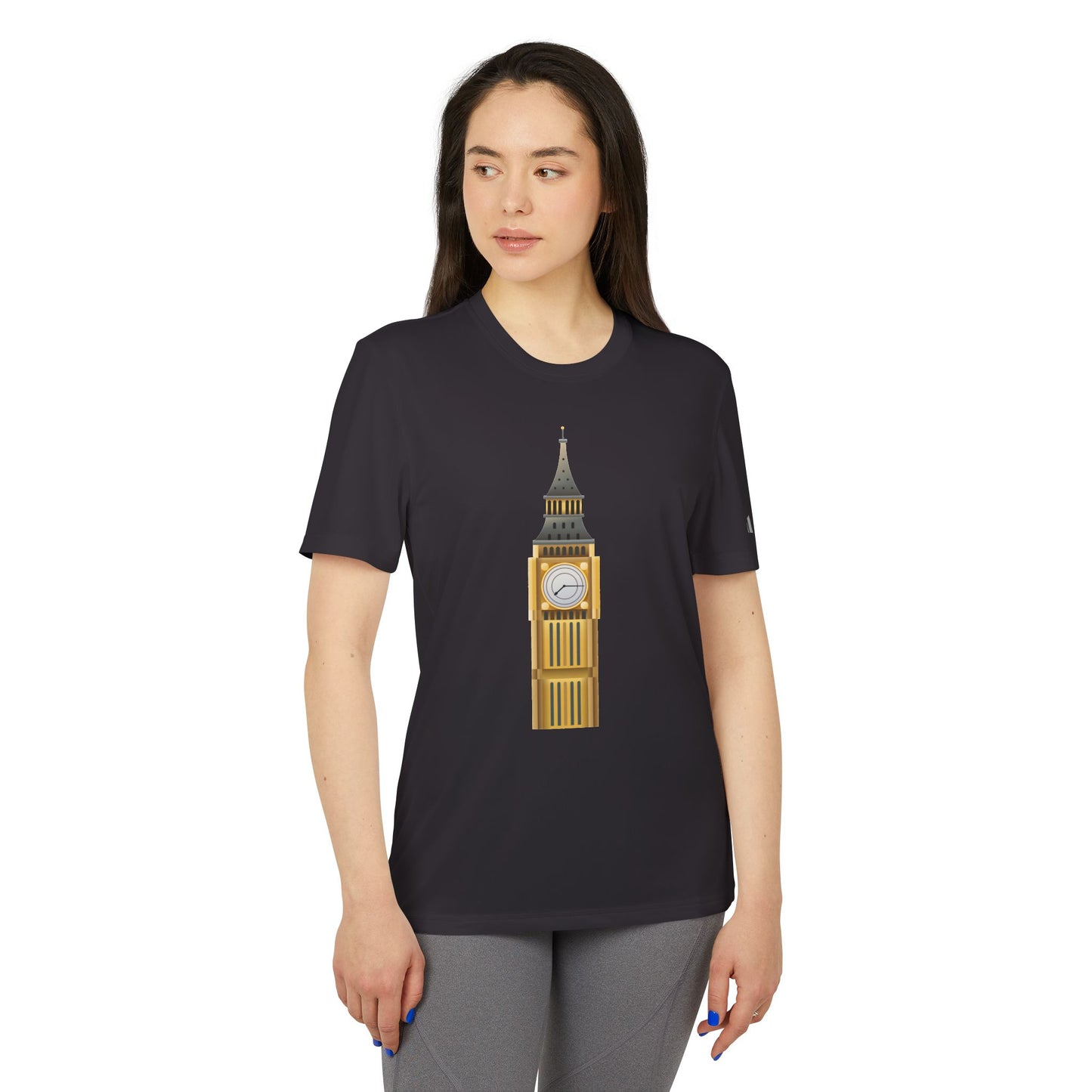 Unisex Sport T-Shirt for Travel Lovers - Big Ben Tower Watercolor Art Print