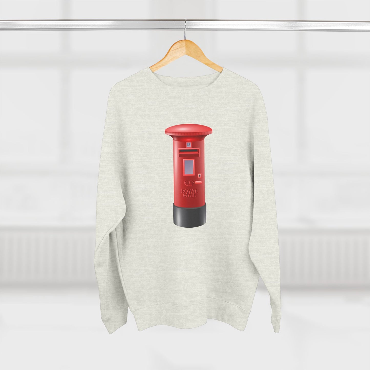 Unisex Crewneck Sweatshirt - Classic UK Royal Mailbox