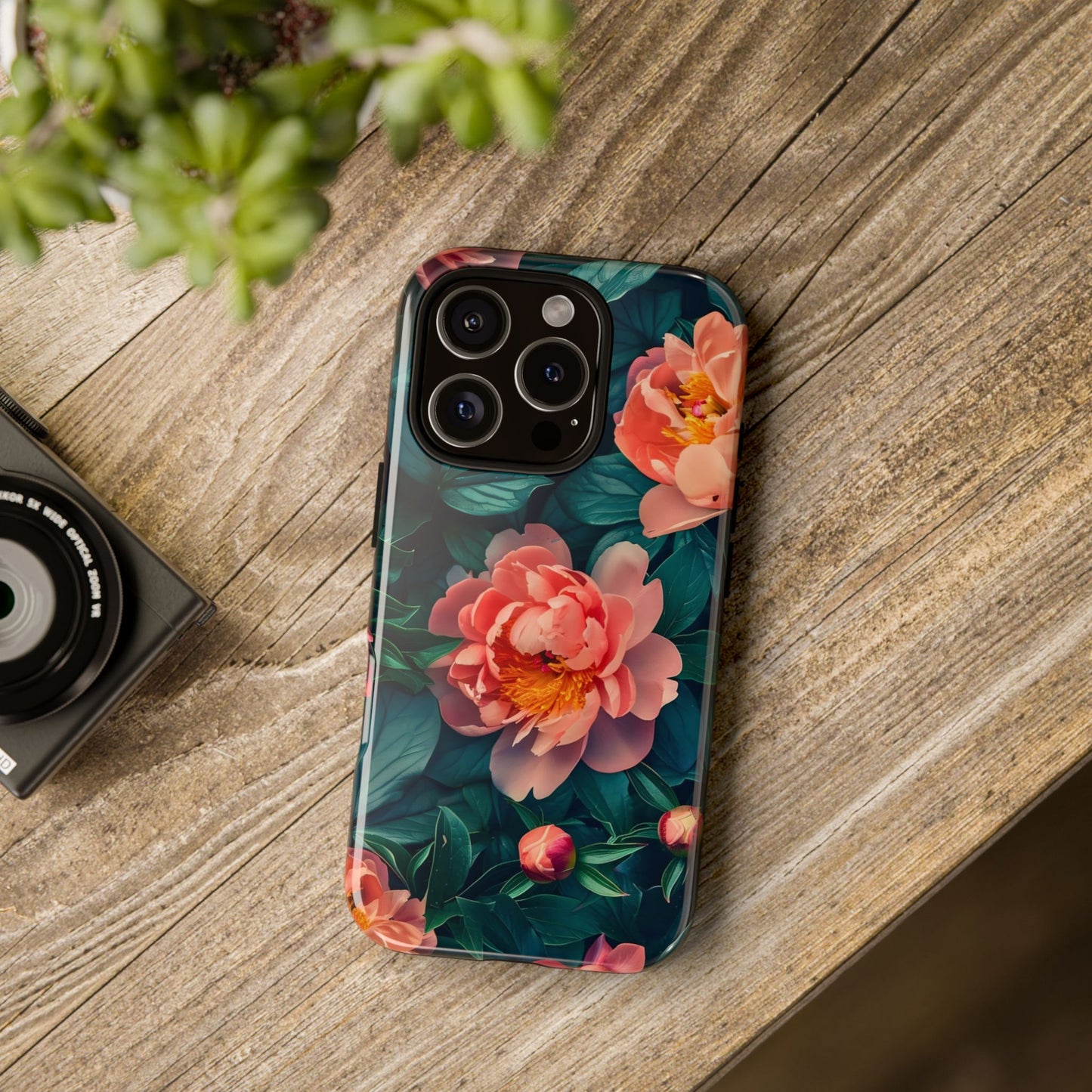 Floral Phone Case - Tough Cases, Flower Design, Botanical Art, Phone Accessory, Gift for Her, Nature Lovers