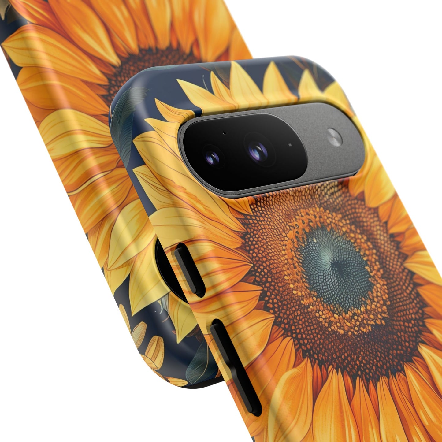 Sunflower Phone Case - Floral Design for Nature Lovers, Cute Spring Accessory, Gift for Her, Eco-Friendly Cover