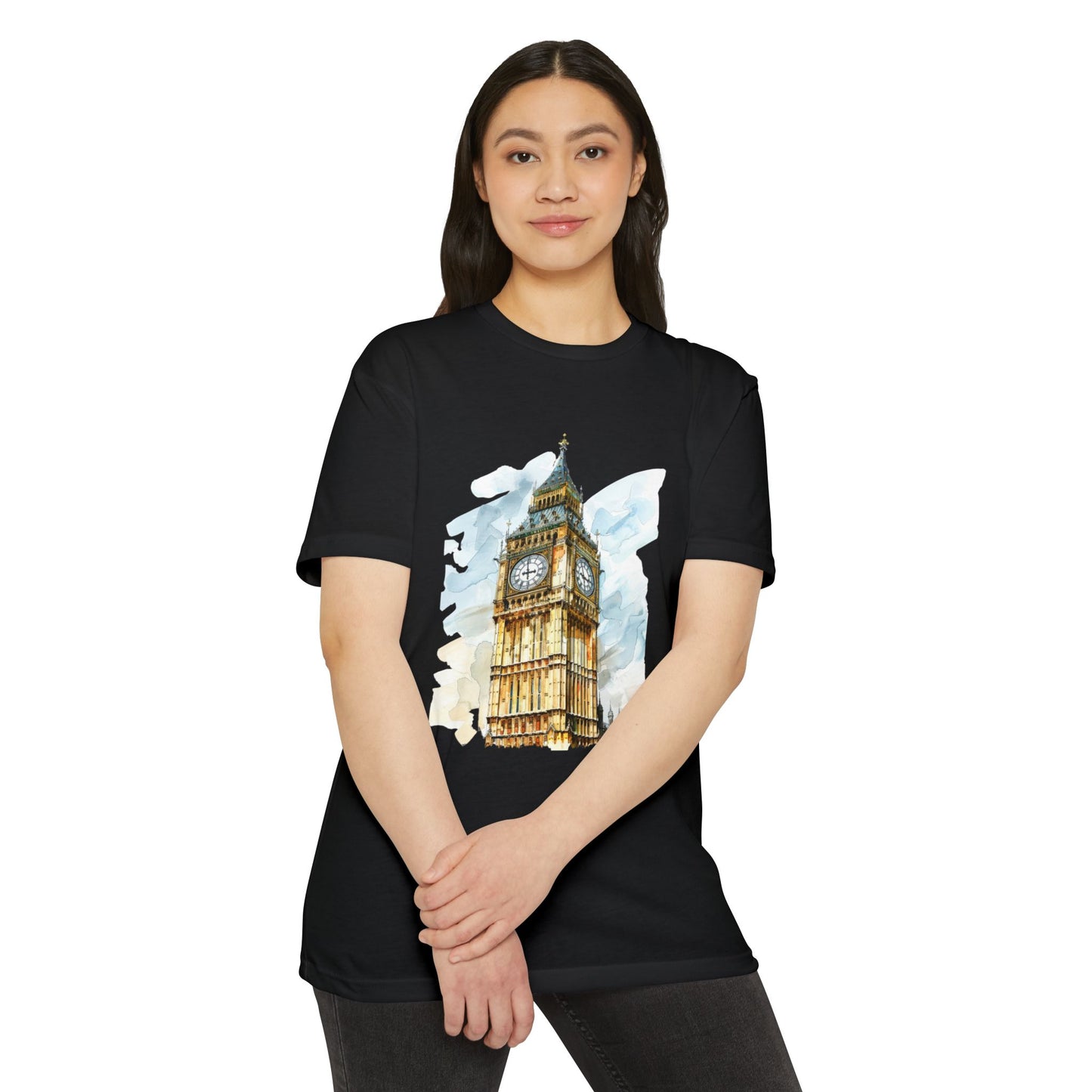 Unisex CVC Jersey T-shirt - Timeless Icon - The UK’s Famous Clock Tower