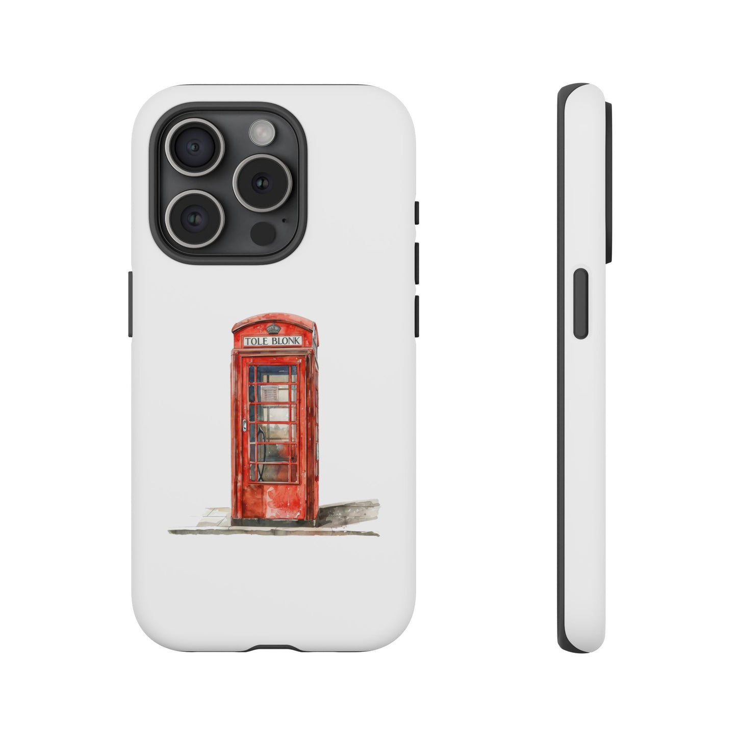 London Phone Booth Tough Case for Smartphones - Stylish Protection with a Unique Design