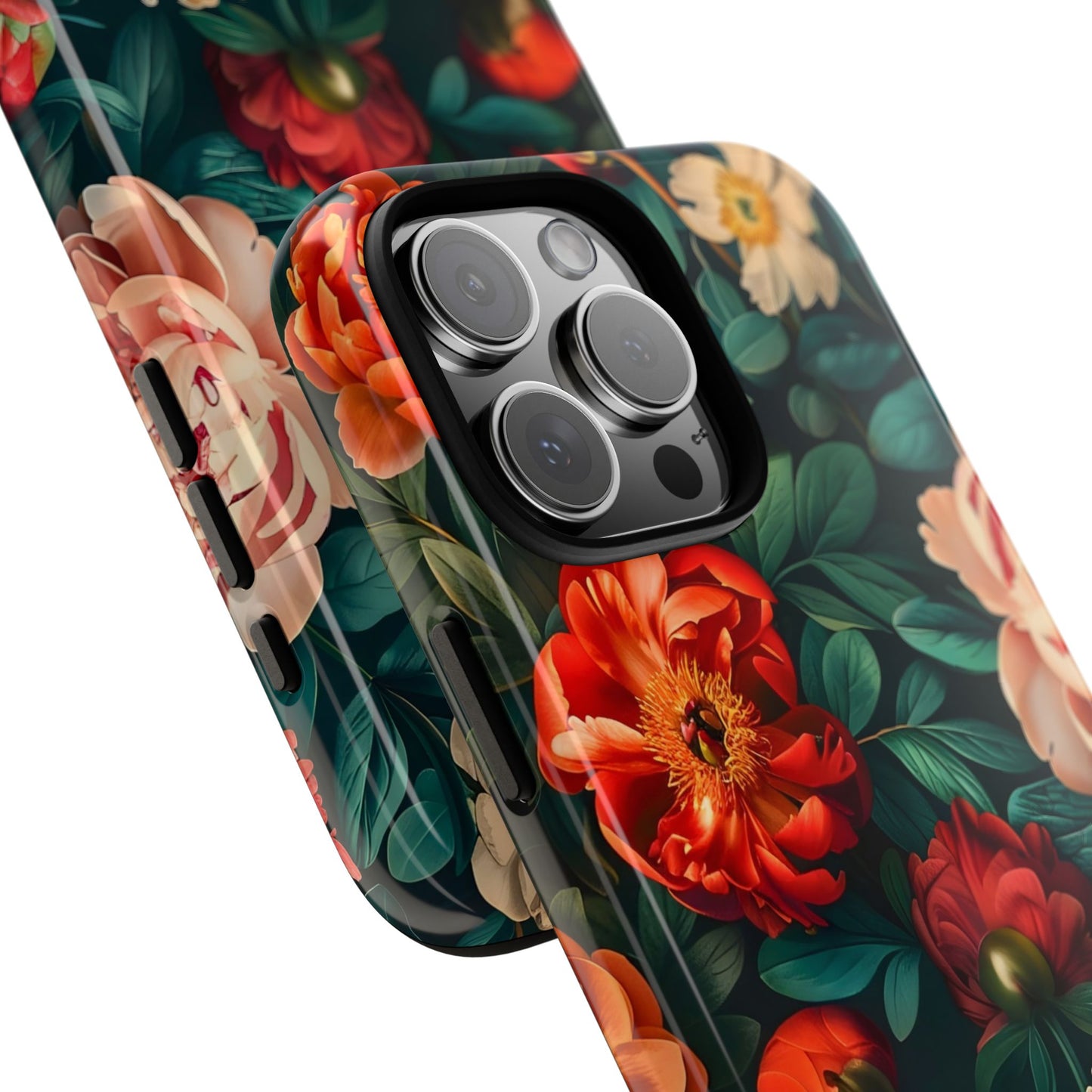 Floral Phone Case - Tough Cases, Vibrant Protection, Gift for Her, Cute Floral Design, Trendy Accessory, Perfect for Spring