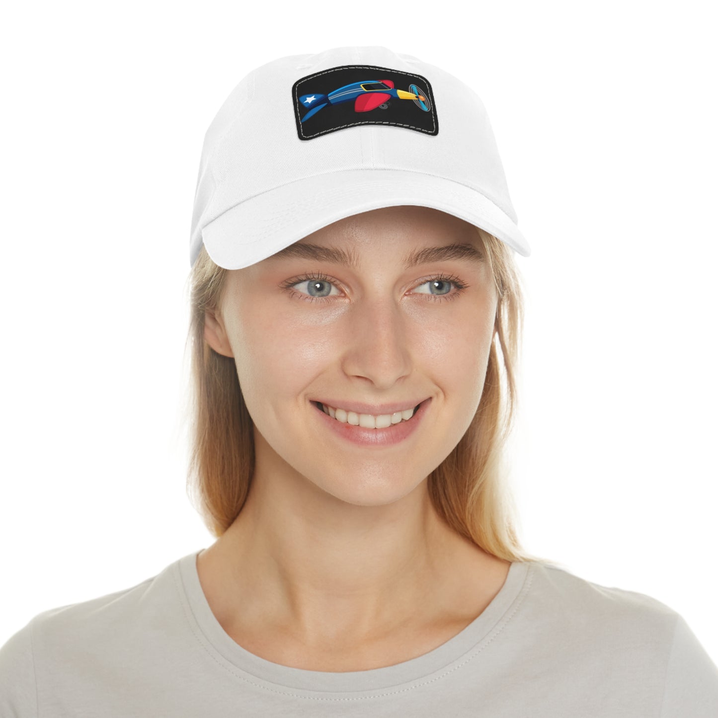 Vintage Airplane Dad Hat with Leather Patch, Gift for Dad, Aviation Lover, Birthday Present, Casual Fashion