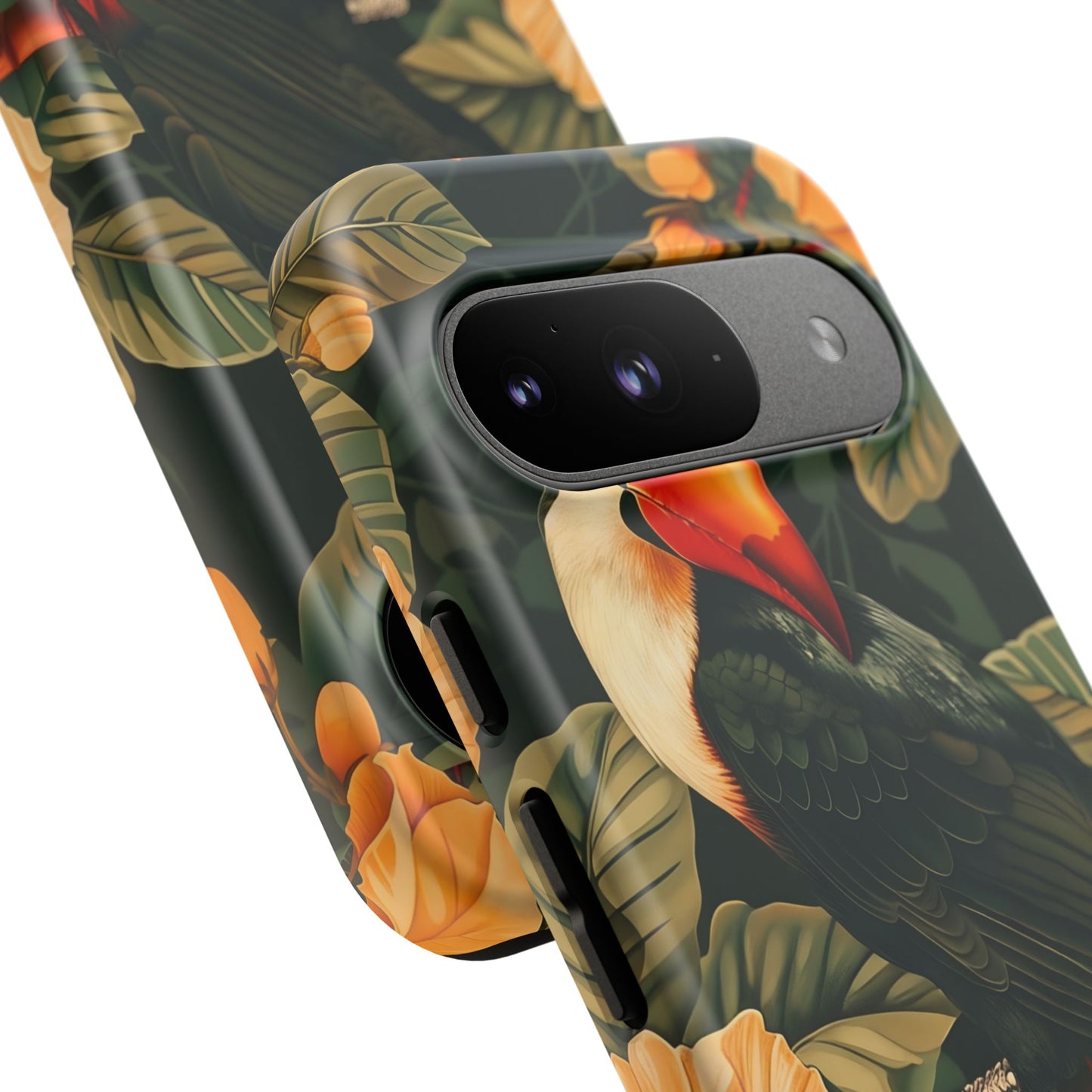 Tropical Toucan Phone Case, Exotic Bird Cover, Nature Lover Gift, Eco-Friendly Design, Customizable Tech Accessory