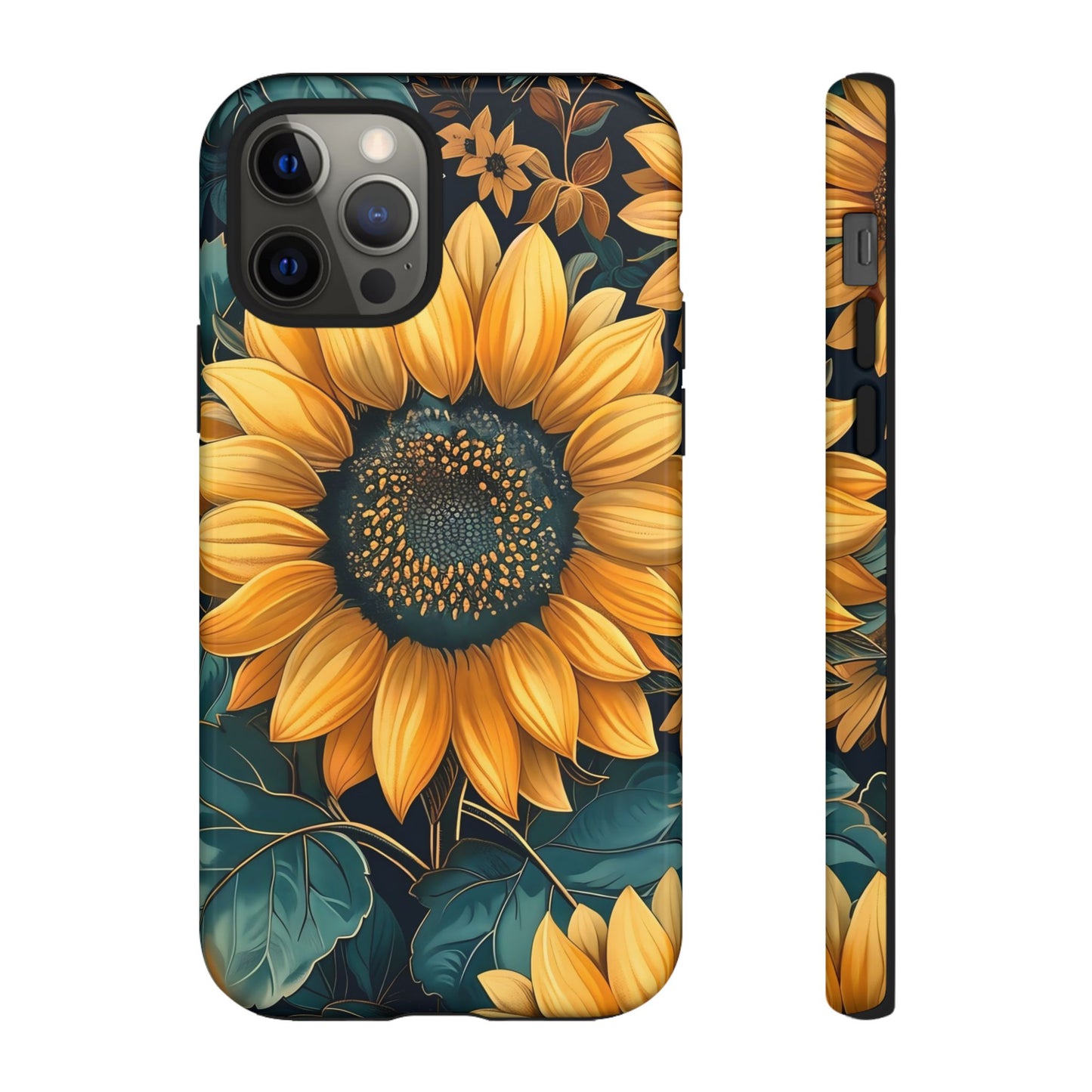 Sunflower Phone Case - Bright Floral Design, Stylish Tough Cover for Sunflower Lovers, Gift for Plant Enthusiasts, Mom Gift, Nature Lovers