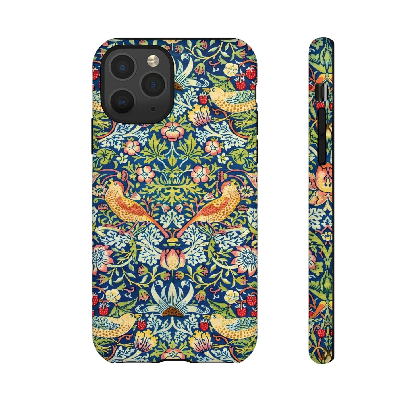 Floral Phone Case | Tough Cases, Stylish Protection, Unique Gift, Eco-Friendly, Floral Pattern, Bird Design