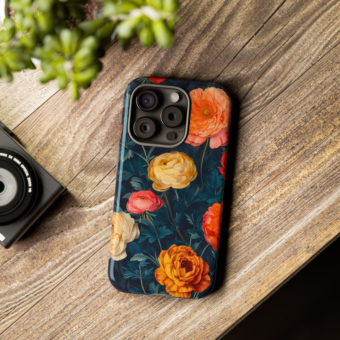 Floral Phone Case, Tough Cases for Phone Protection, Gift for Flower Lovers, Floral Designs, Spring Decor