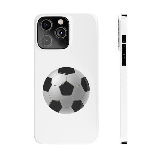 Soccer Ball Slim Phone Cases - Perfect for Sports Lovers, Gift for Athletes, Birthday Present, Stylish Accessories, Phone Protection