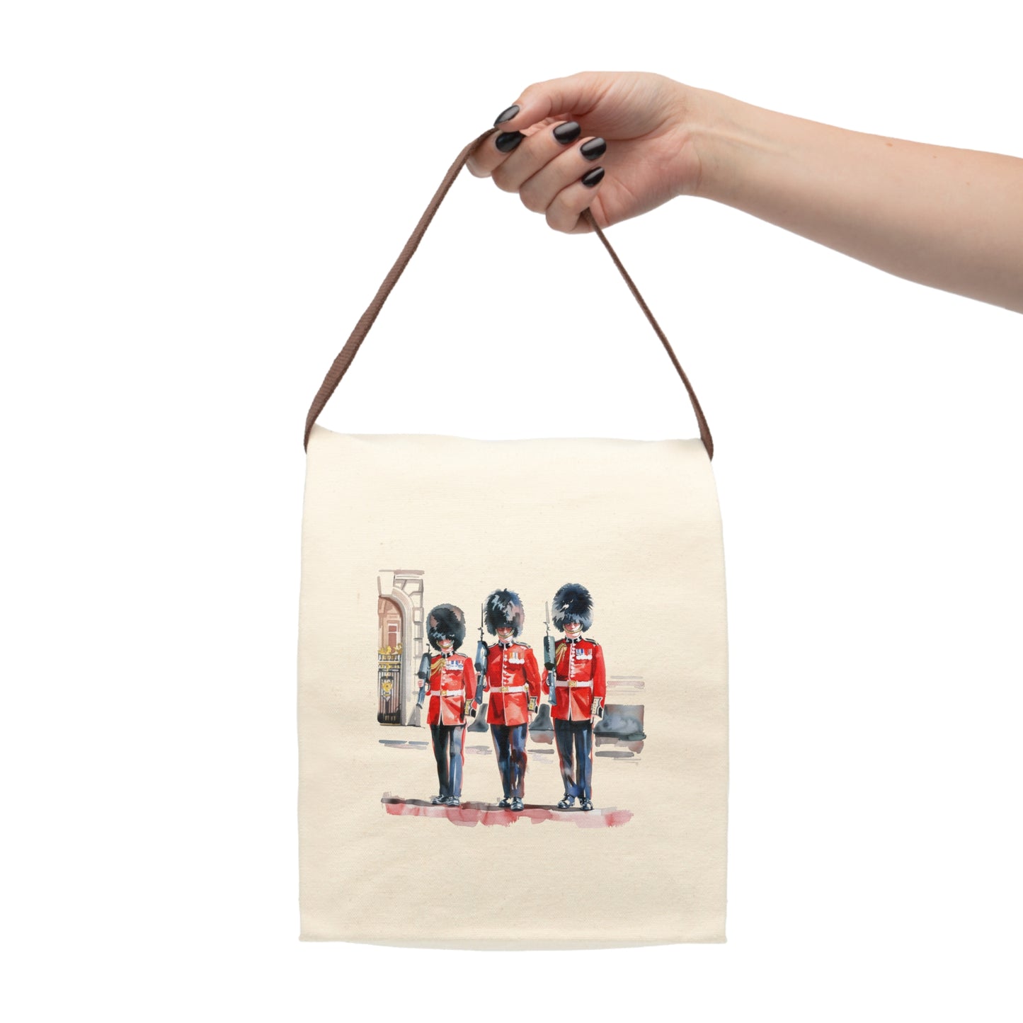 The Queen’s Guardhouse Canvas Lunch Bag With Strap