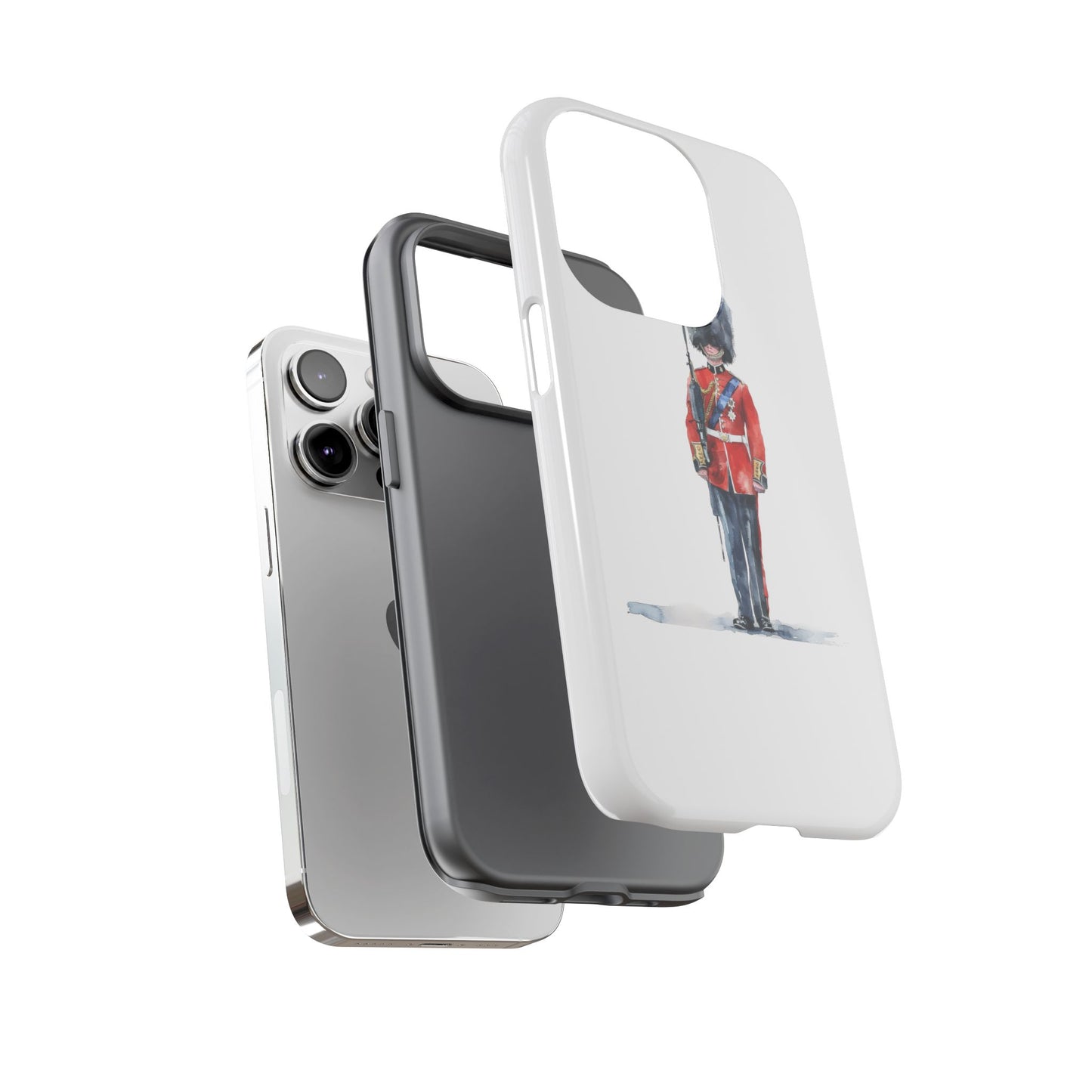 British Royal Guard Phone Case - Tough Cases, Unique Phone Cover, Gift for Her, Cute Accessory, British Soldier Design