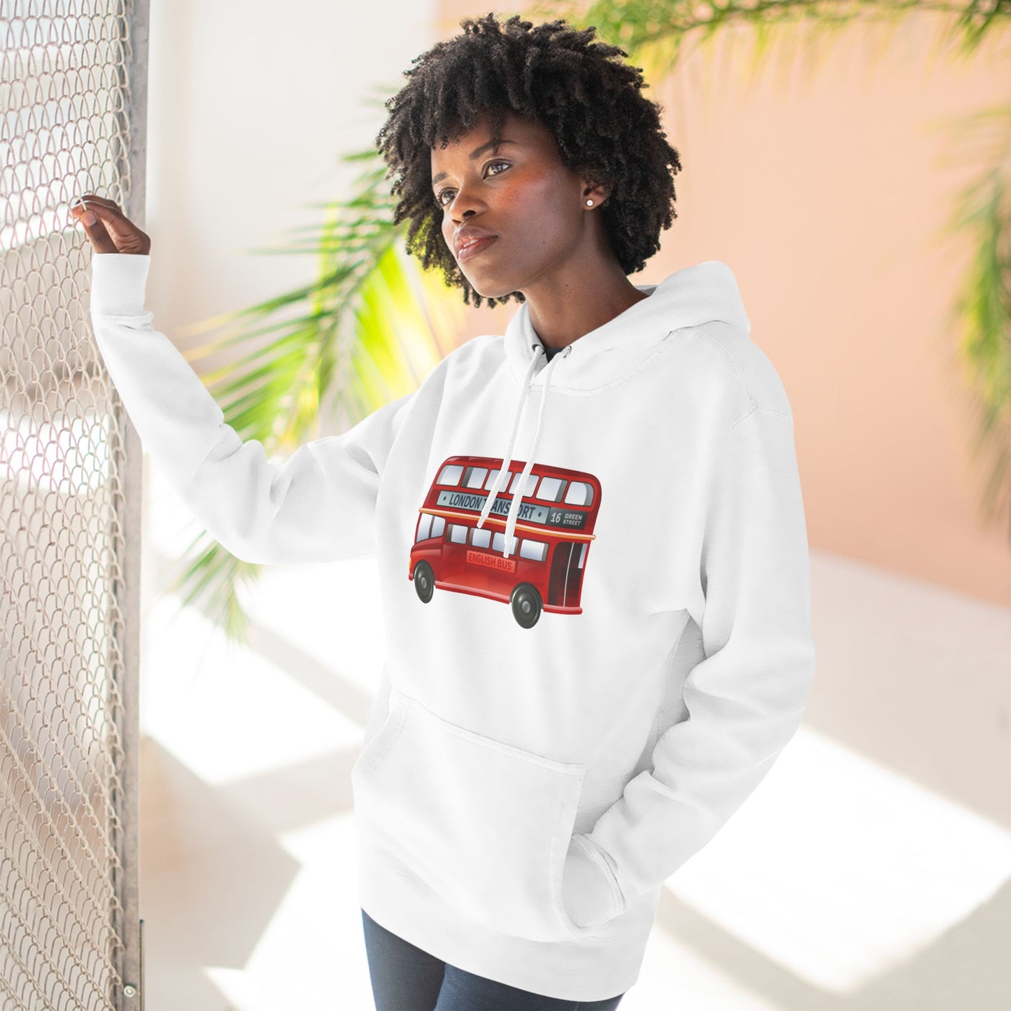Vintage Car Trendy Three-Panel Fleece Hoodie