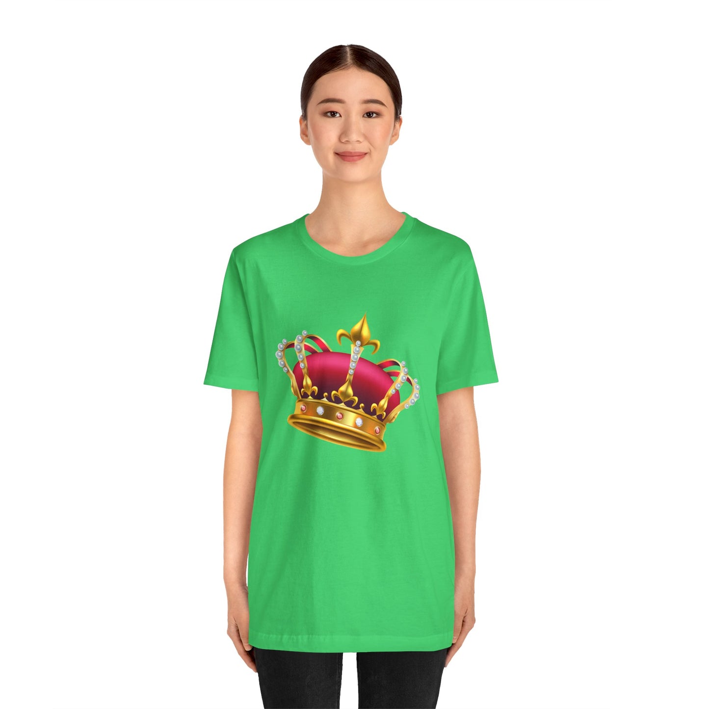 Unisex Jersey Short Sleeve Tee - British Royal Crown Design - Iconic Symbol of Monarchy
