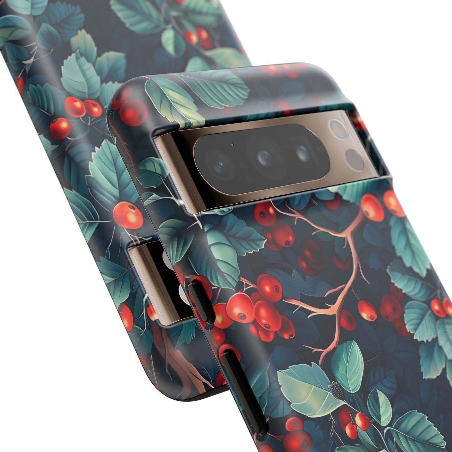 Berry Blossom Phone Case - Nature Lover's Gift, Floral Design, Cute Accessory for Spring, Unique Tech Cover, Perfect for Holidays