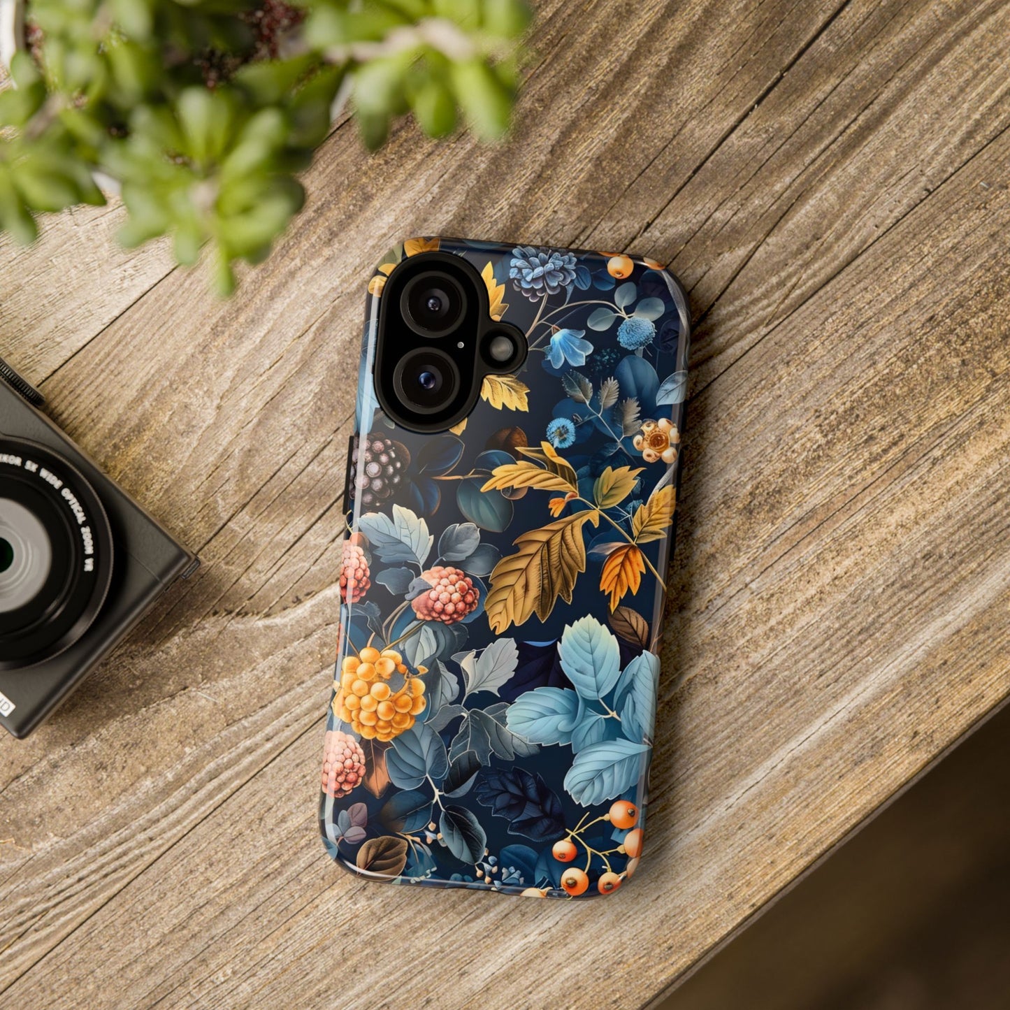 Floral iPhone Case, Tough Phone Cover, Nature-inspired Accessory, Gift for Her, Trendy Protection Case