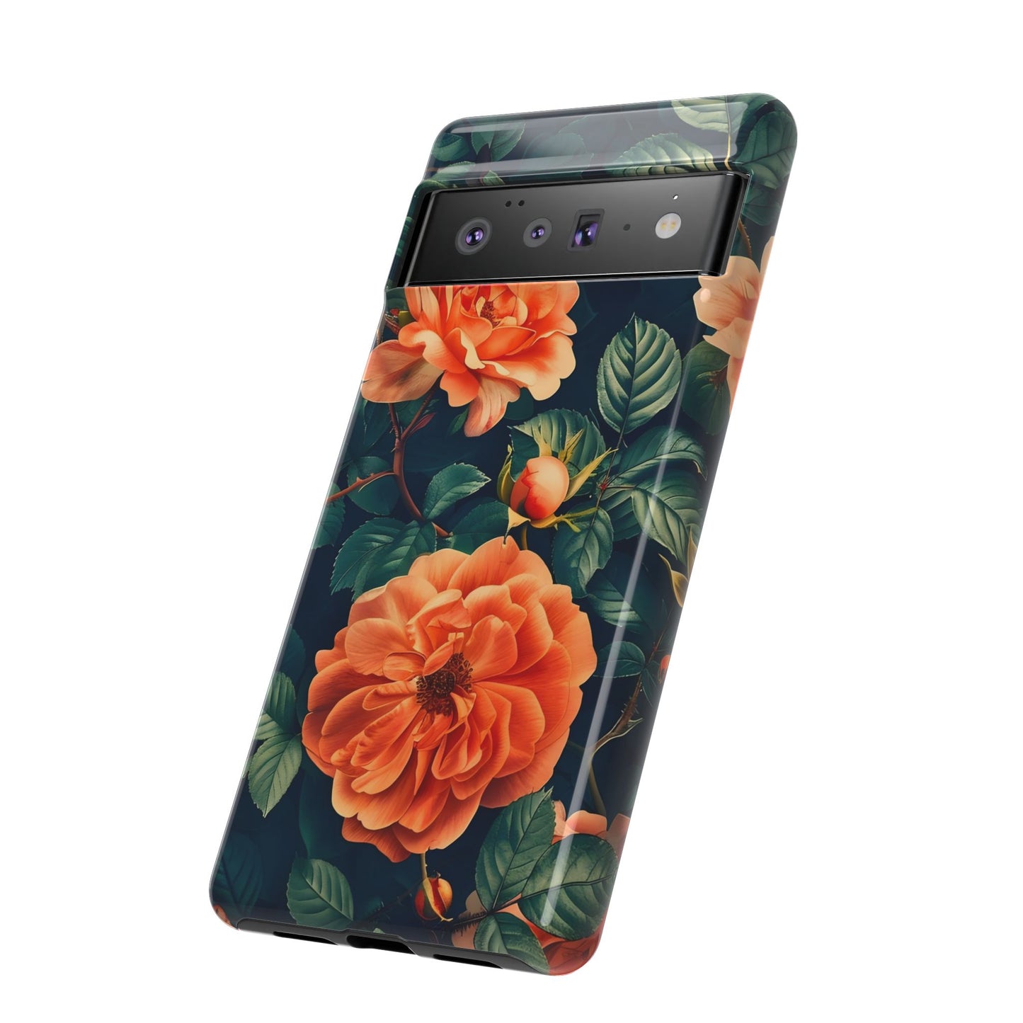 Floral Phone Case, Tough Cases for Nature Lovers, Botanical Design, Phone Protection, Gift for Her, Trending Floral Accessories