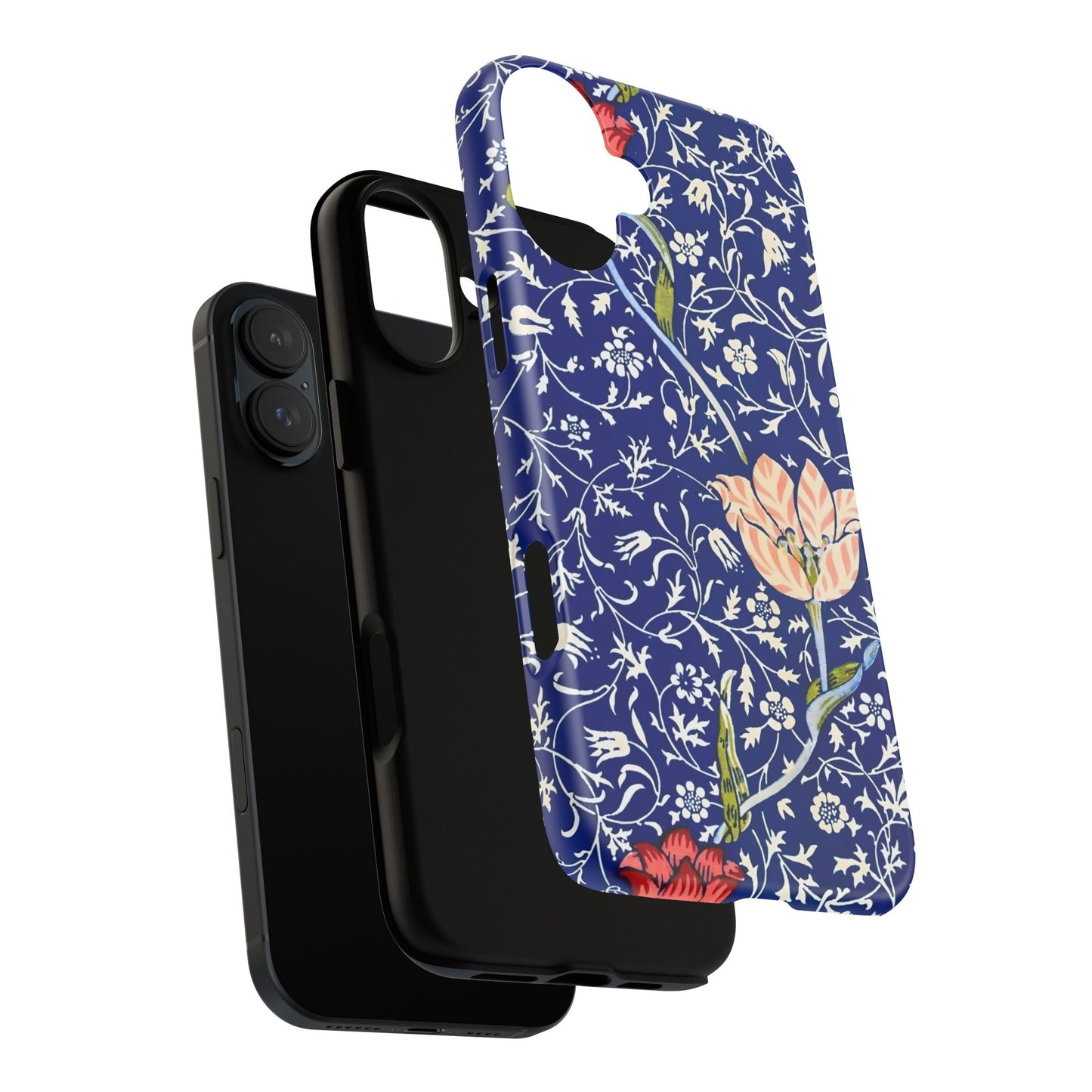 Floral Phone Case, Unique Tough Phone Cover, Gift for Her, Spring Decor, Durable Protective Case, Elegant Floral Design