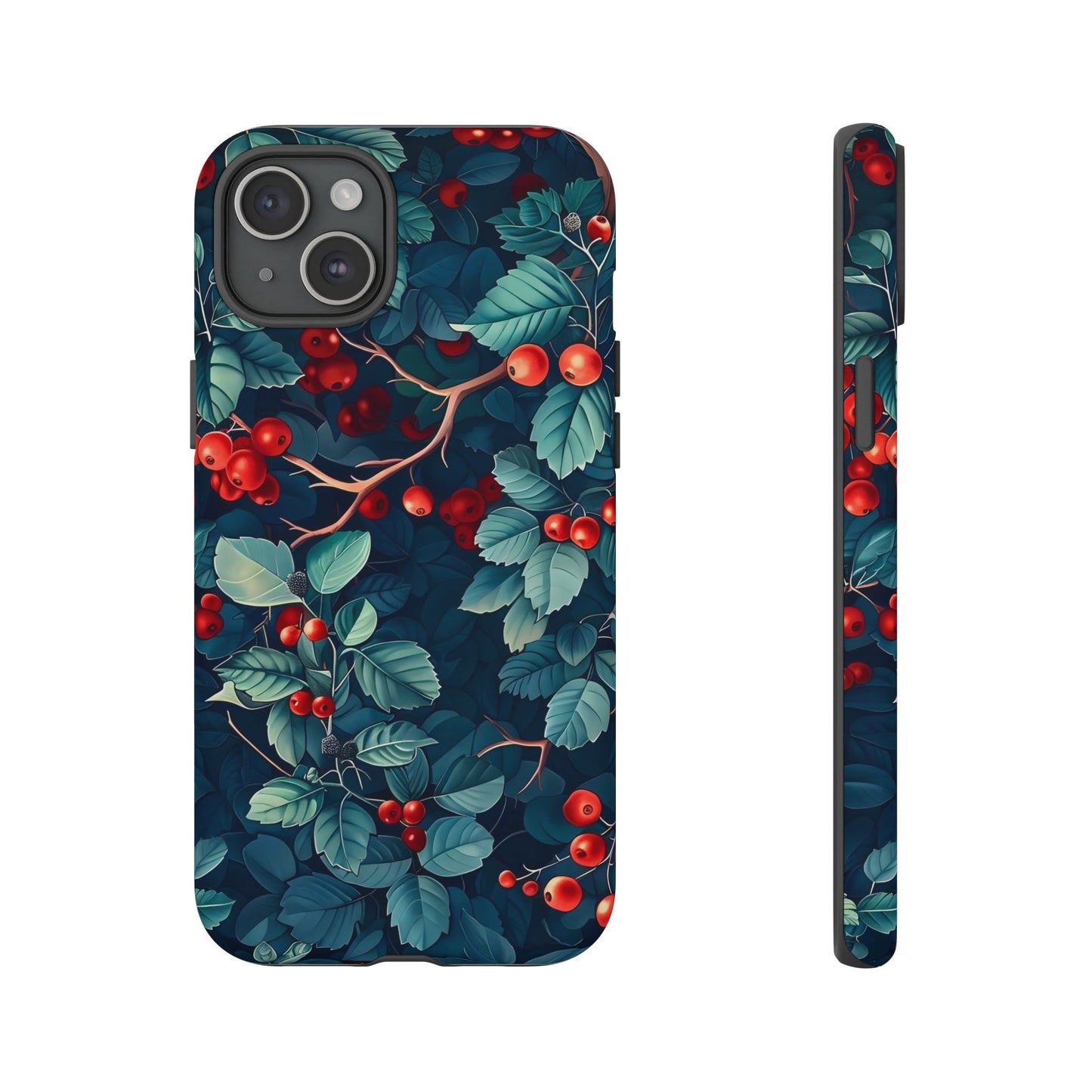Berry Blossom Phone Case - Nature Lover's Gift, Floral Design, Cute Accessory for Spring, Unique Tech Cover, Perfect for Holidays