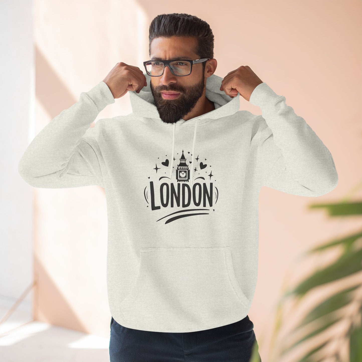 Cool London Cozy Three-Panel Fleece Hoodie