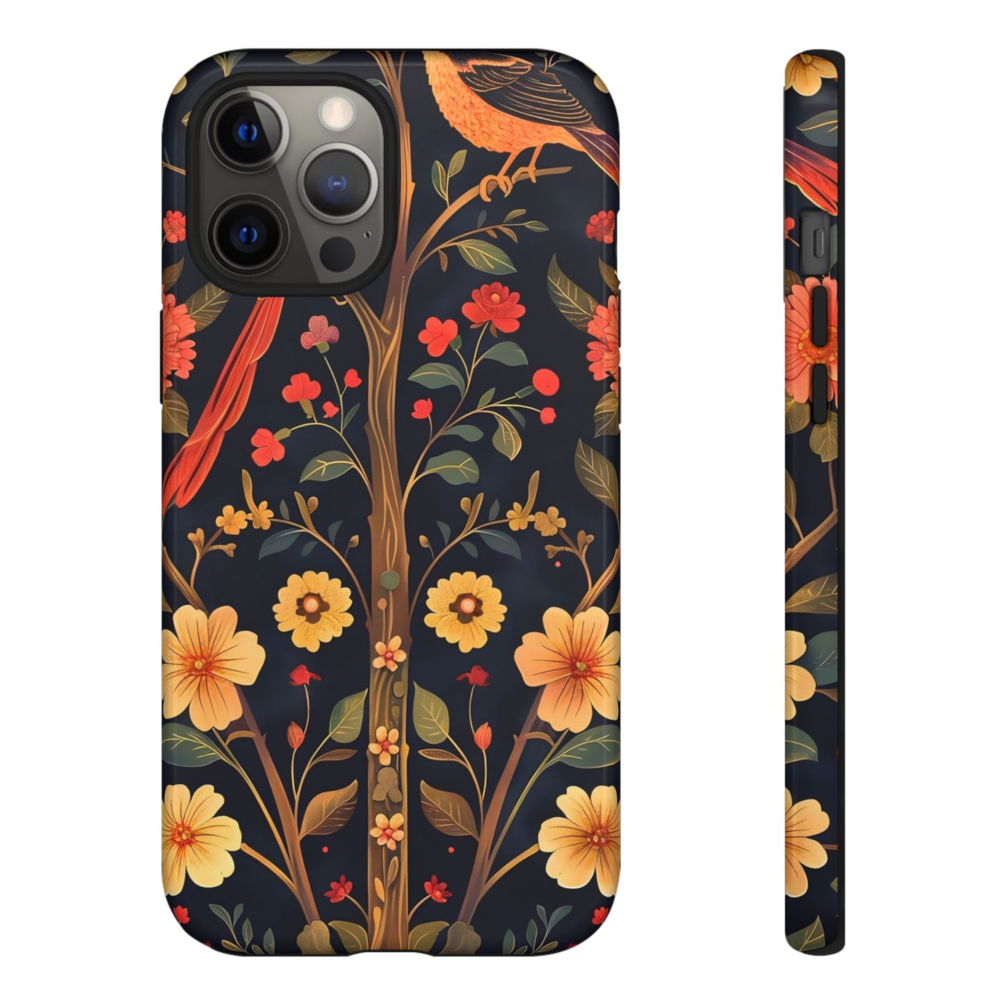 Floral Phone Case, Tough Cases, Flower Pattern, Phone Accessory, Gift for Her, Stylish Tech Cover, Nature Lover's Gift